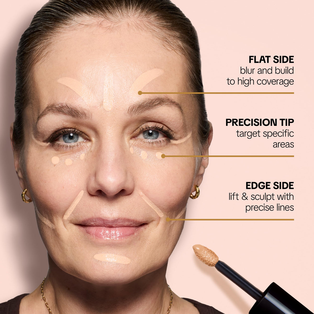 Max Factor Facefinity Lasting Blur Concealer - 7W Honey, 7.5 ml, SPF 15