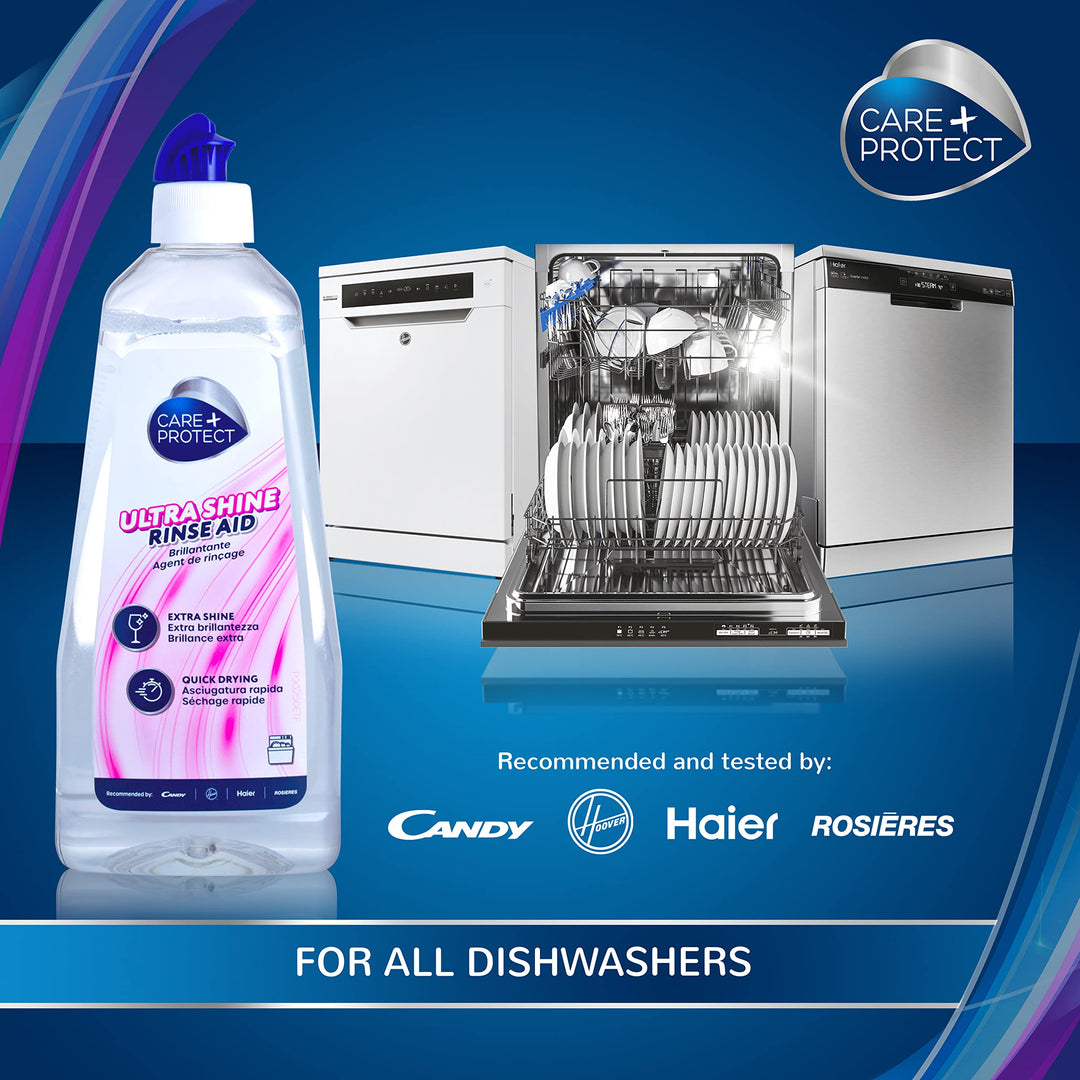 CARE + PROTECT Ultra Shine Universal Rinse Aid for Dishwasher - 500ml