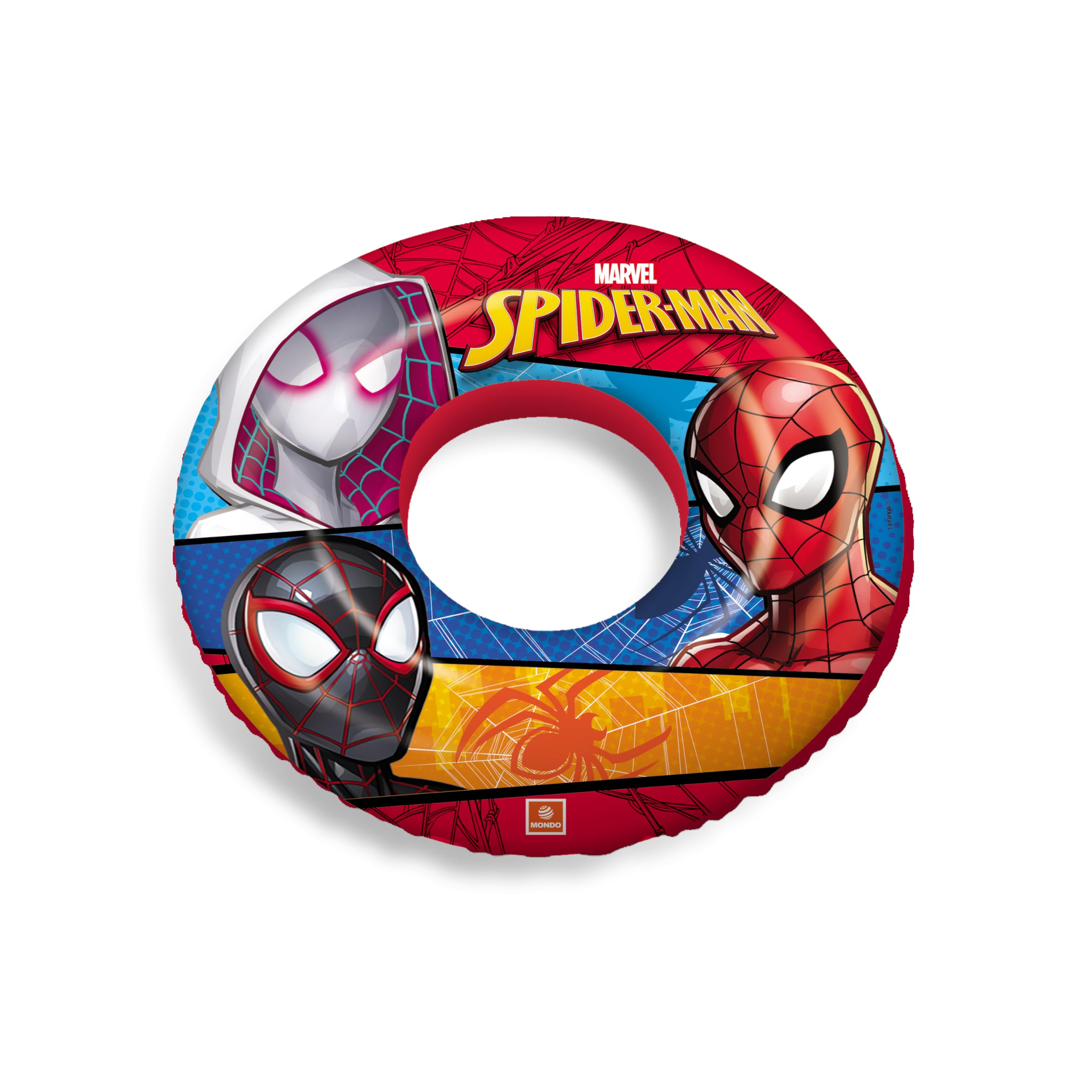 Mondo Toys Spiderman Swim Ring – Inflatable Donut‑Style Pool Float for Kids 1