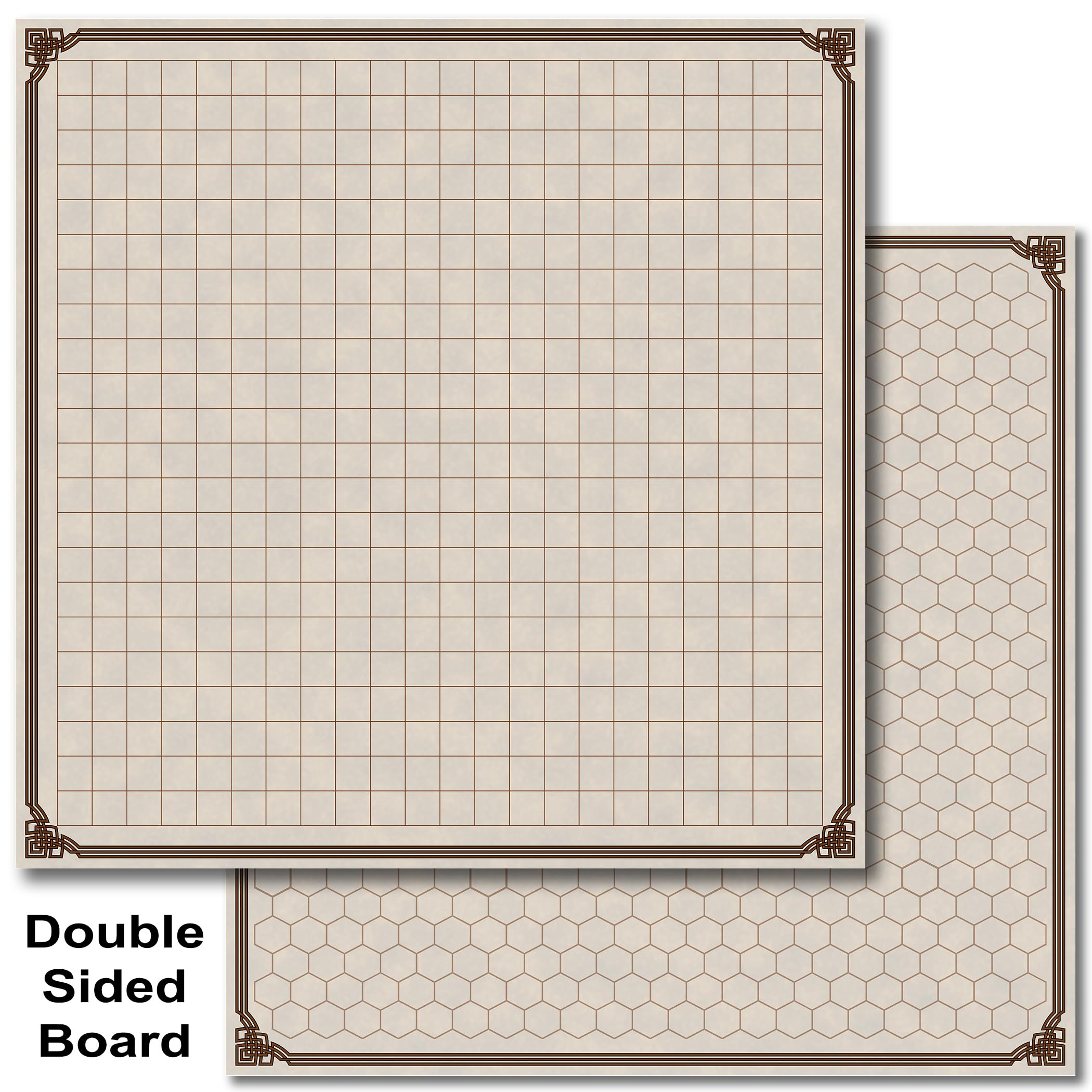 Loke Battlemats Battle Map Board Grid & Hex 24x24 Inch Foldable Gaming Mat 2