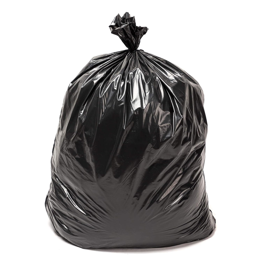 Relevo - Large Black Heavy Duty Bin Bags 150L, 100kg Weight Resistance, Weld-Free Rubble Sacks