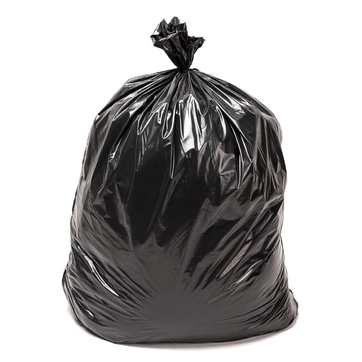 Relevo - Large Black Heavy Duty Bin Bags 150L, 100kg Weight Resistance, Weld-Free Rubble Sacks