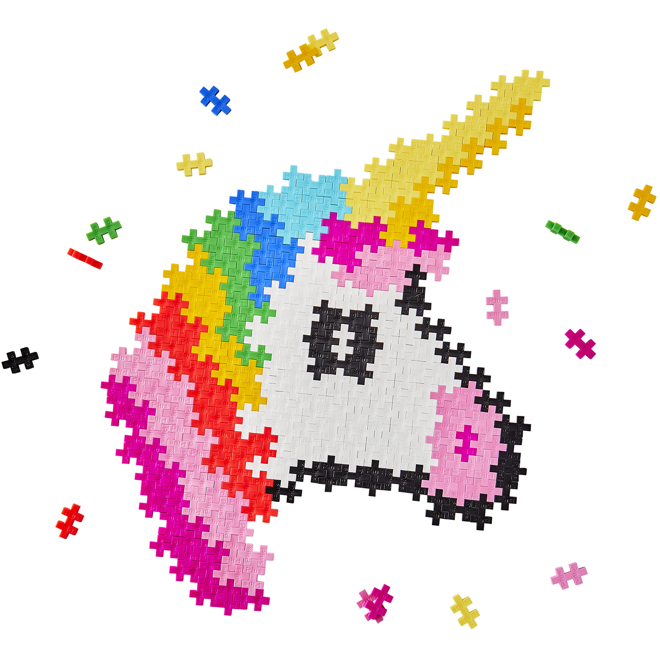 PLUS PLUS Unicorn Puzzle by Number Building Blocks - 250 Pieces, Ages 12+