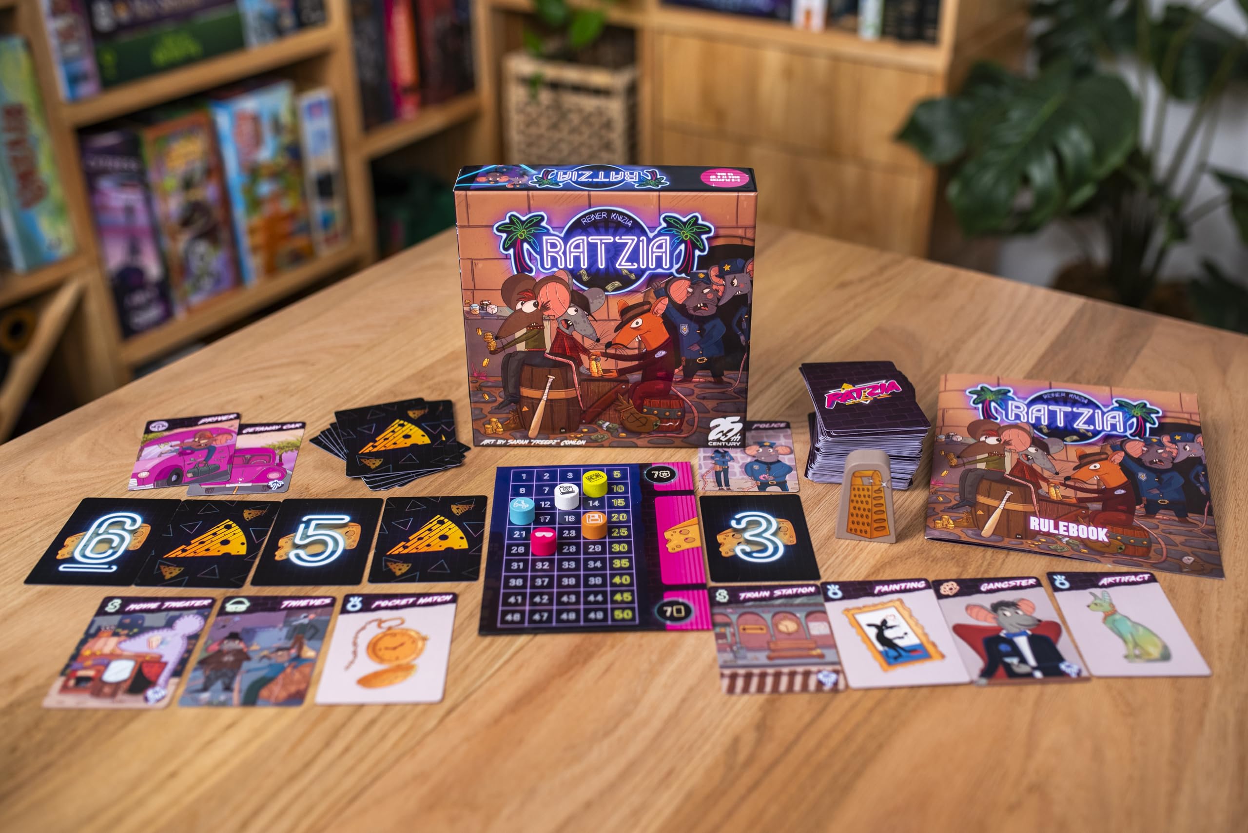 25th Century Games Ratzia - Auction & Gangster Card Game by Reiner Knizia | 2-5 Players | Ages 12+ 2
