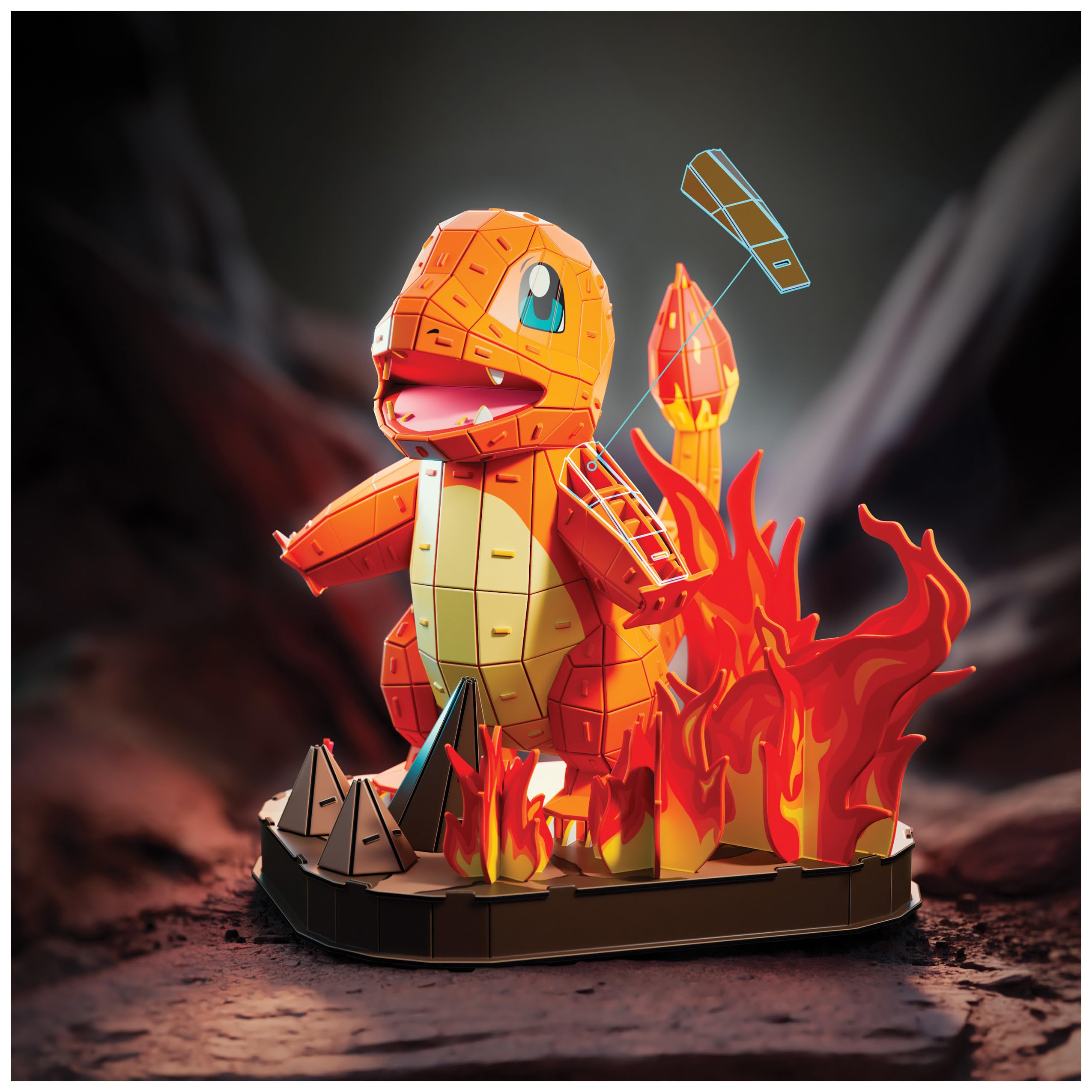 4D Build Pokémon Charmander 3D Model Kit | 241 Pieces | Ages 12-99 6