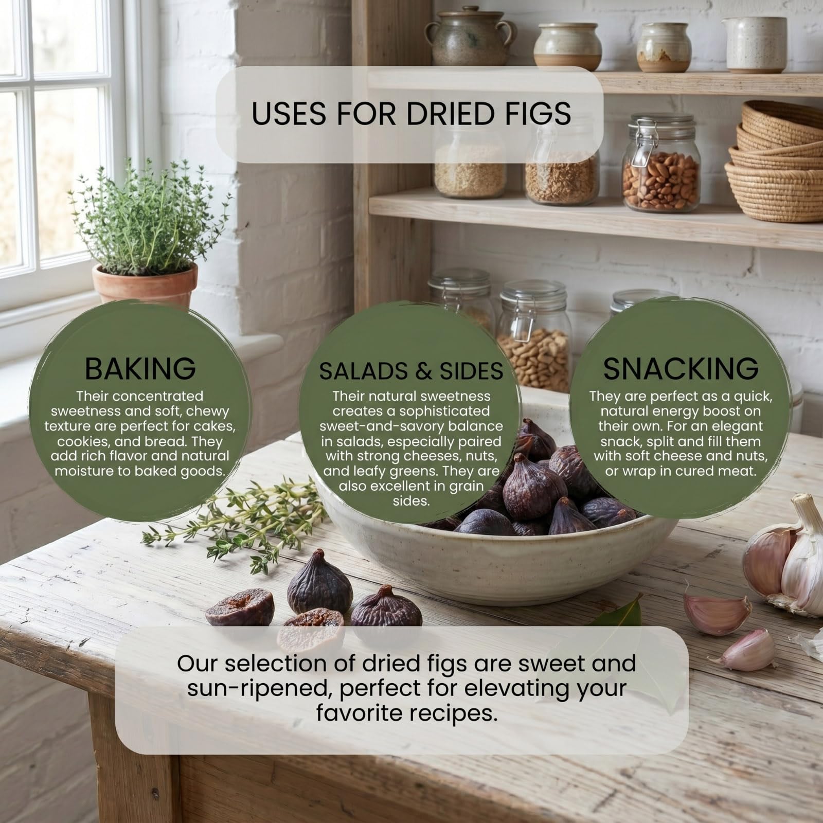 Minton & Donello Dried Figs - Soft & Sweet | Nutrient-Rich | 250g Bag 4