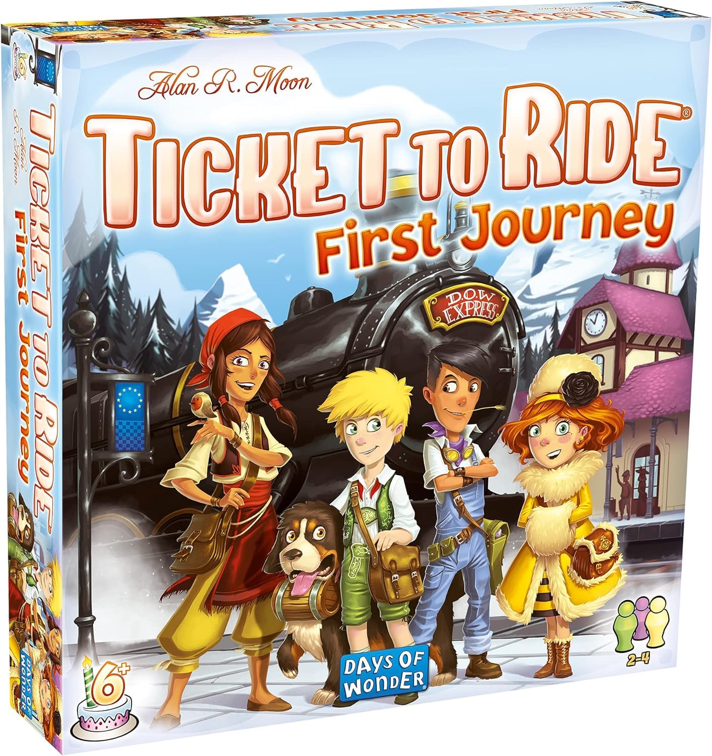 Days of Wonder Ticket to Ride First Journey Europe Board Game 1