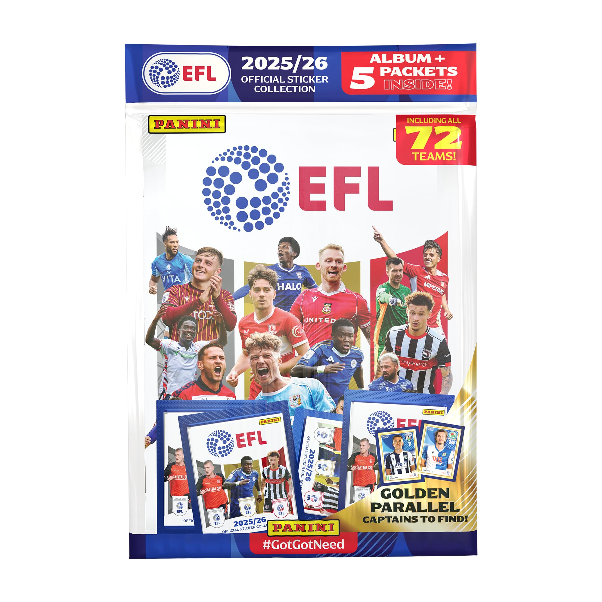 Panini EFL 2026 Sticker Collection - Starter Pack | 788 Stickers to Collect