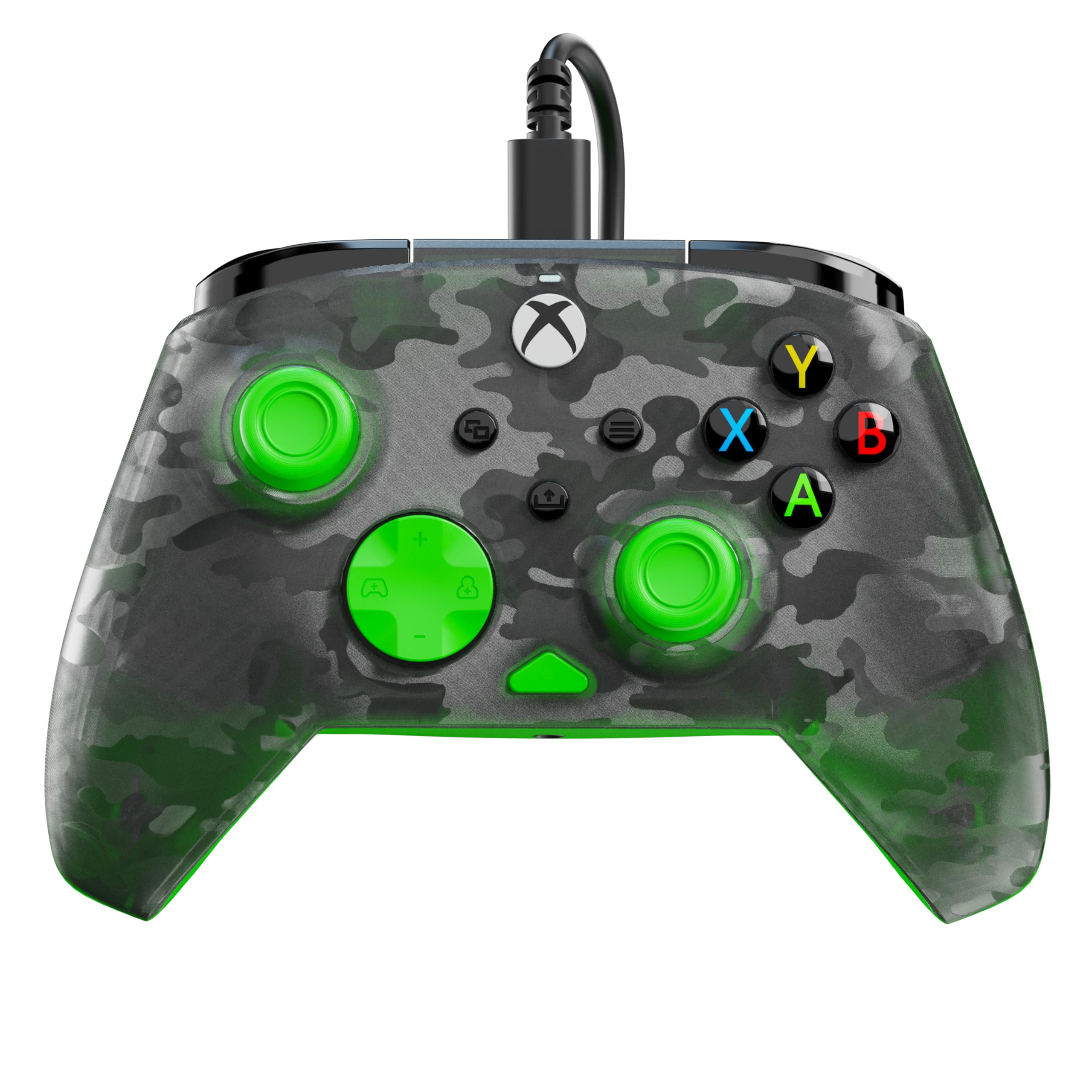 Turtle Beach Rematch Core Wired Gaming Controller for Xbox & PC - Green and Ghost Black Camo 6