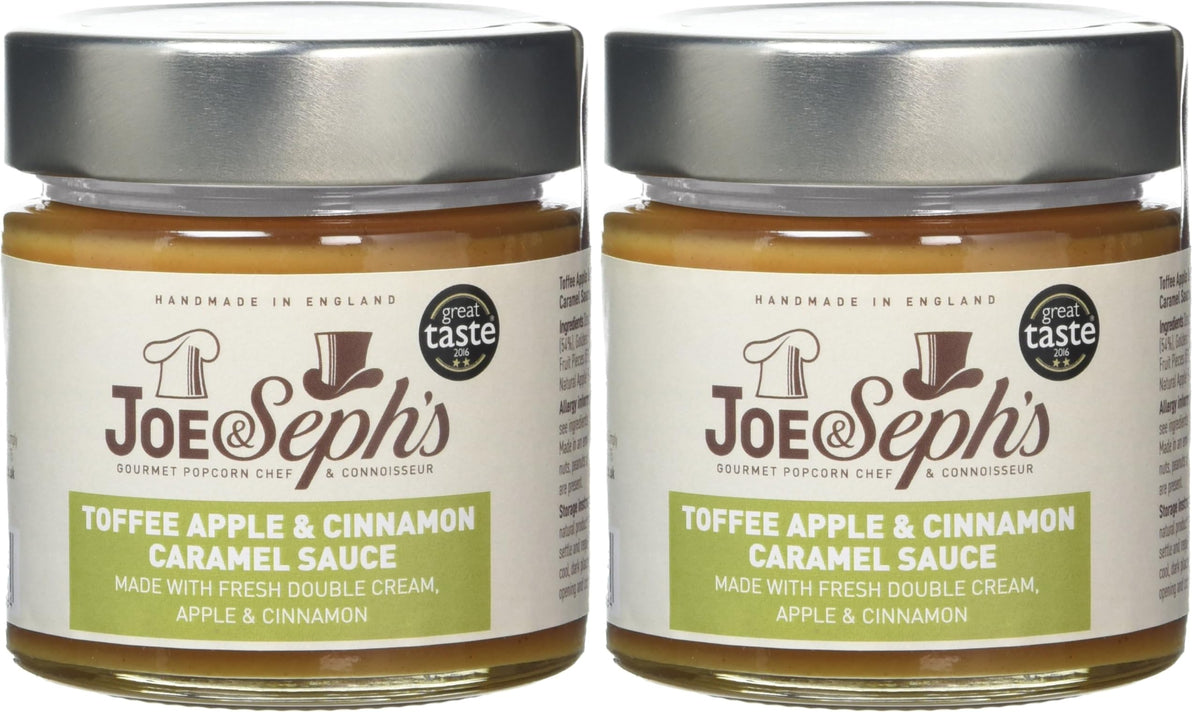 Joe & Seph's Toffee Apple and Cinnamon Caramel Sauce - 2 x 230 g
