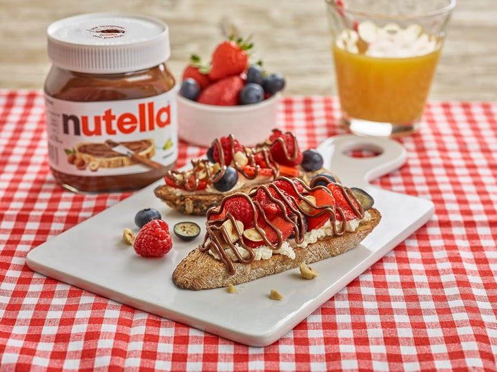 Nutella Hazelnut Chocolate Spread 750g Jar - Gluten Free, No Artificial Colours or Preservatives