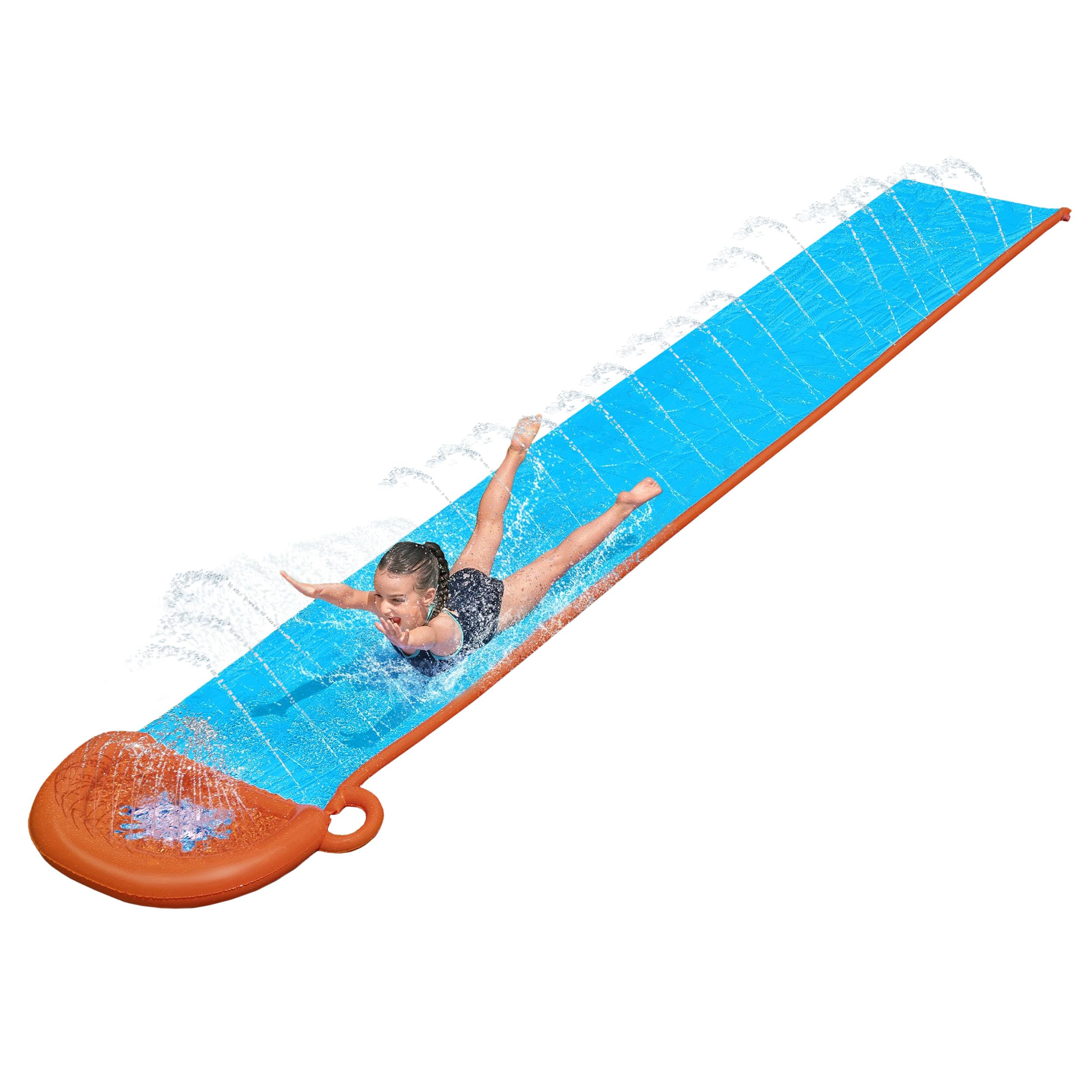 Toboggan aquatique simple Bestway H20GO, glissade et toboggan gonflables de 4,88 m avec arroseurs intégrés 4
