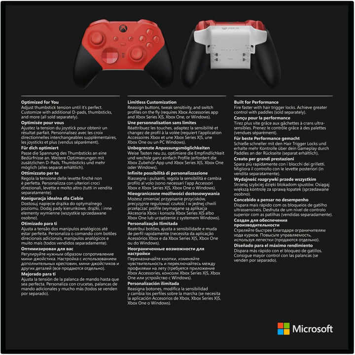 Xbox Elite Wireless Controller Series 2 – Core Edition (Red)