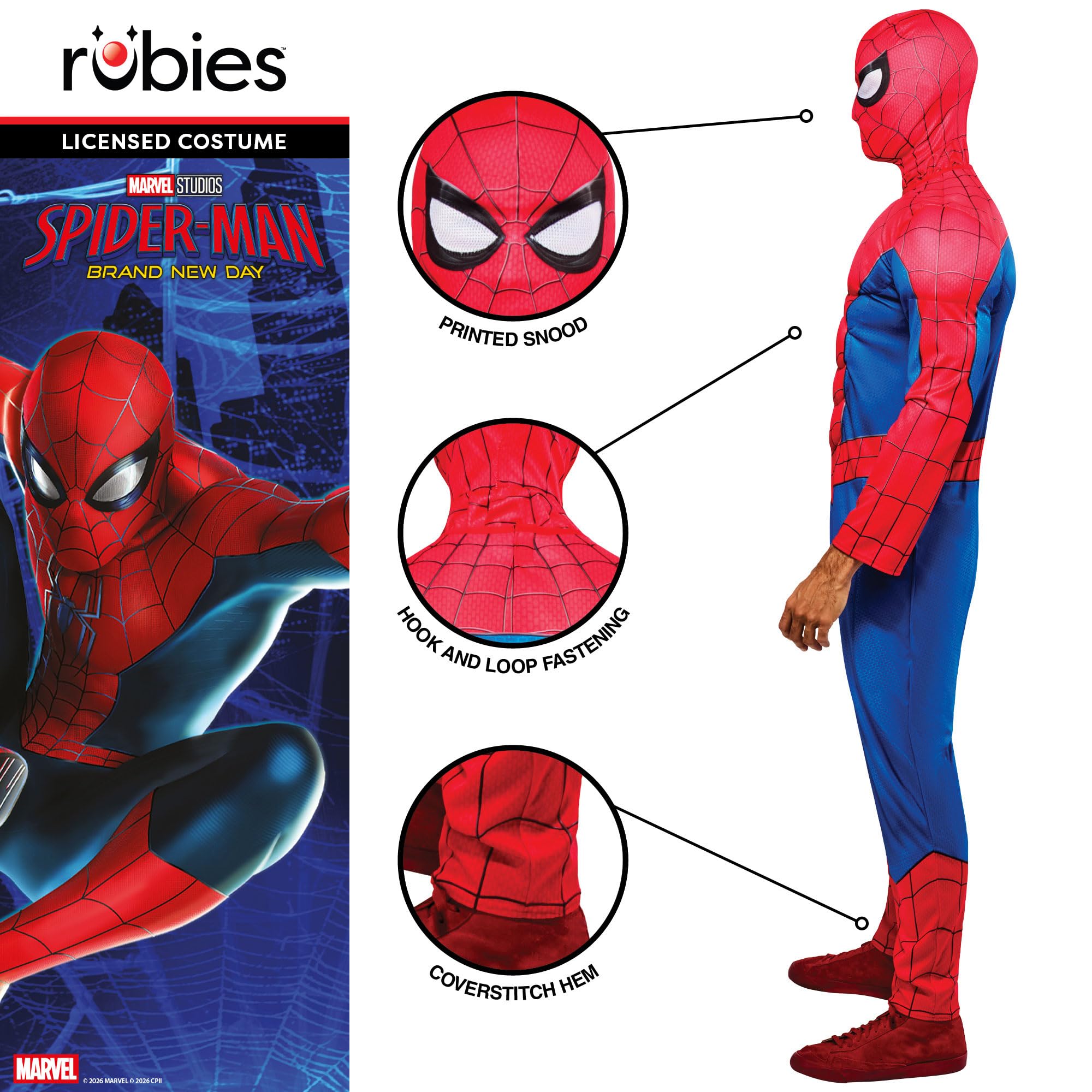 Rubies Spider-Man Brand New Day Deluxe Costume - Adult Men's Medium 4
