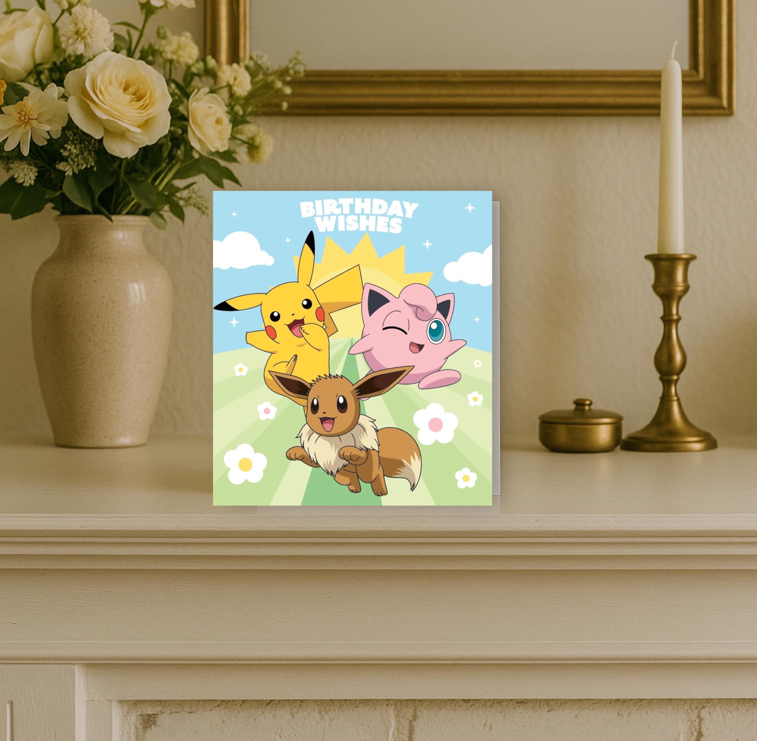 Danilo Promotions LTD Pokémon Birthday Card for Trainers - Standard Size | PK104 4