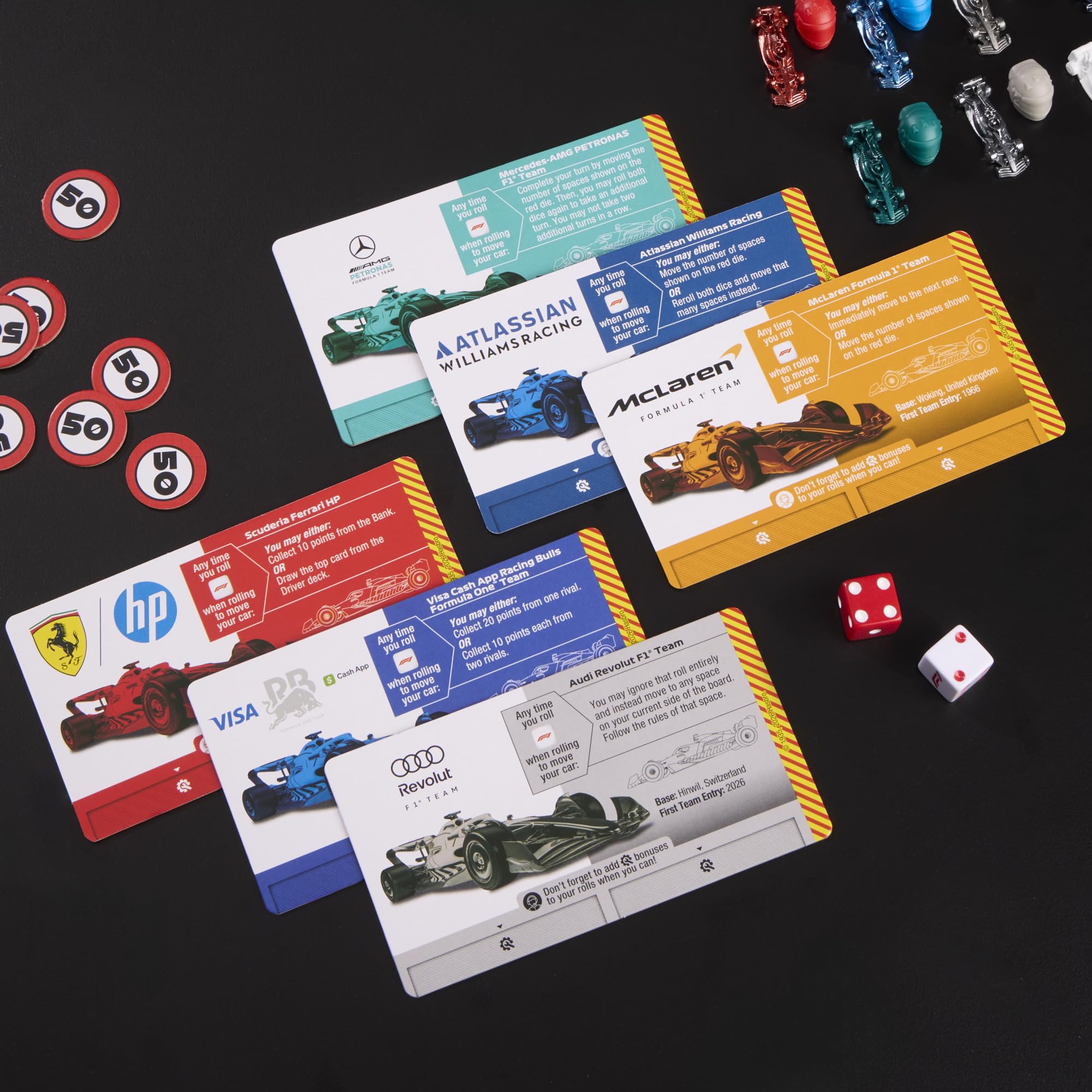 Monopoly F1 Edition Board Game | Officially Licensed FORMULA 1 Game | Ages 8+ | 2-6 Players 5
