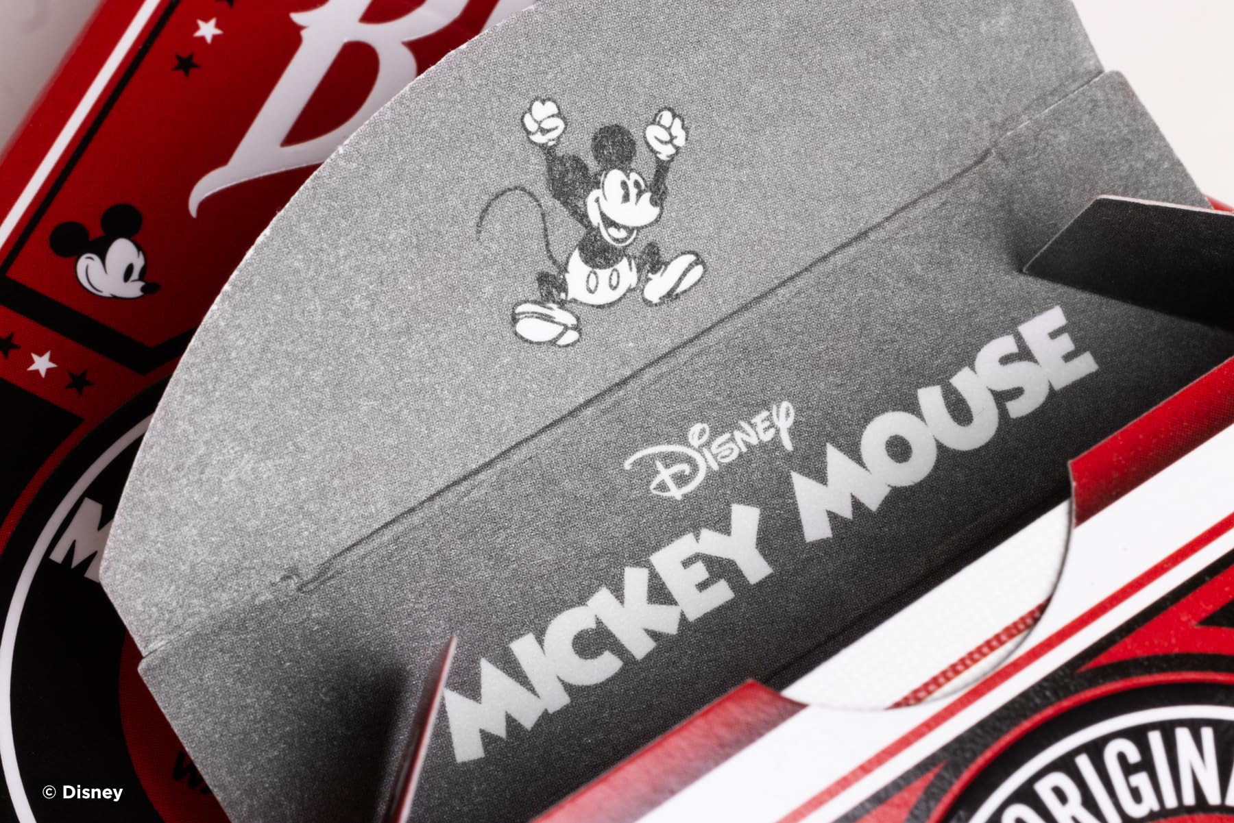 Bicycle Classic Mickey Disney Playing Cards - 1 Deck, Air Cushion Finish, Red 3
