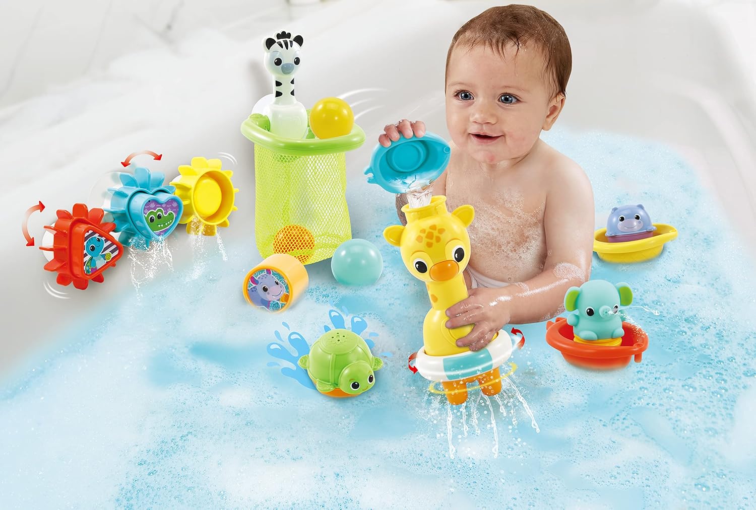 VTech6-in-1 Bath Set - Interactive Bath Toy for Babies & Toddlers0-3 Years 3