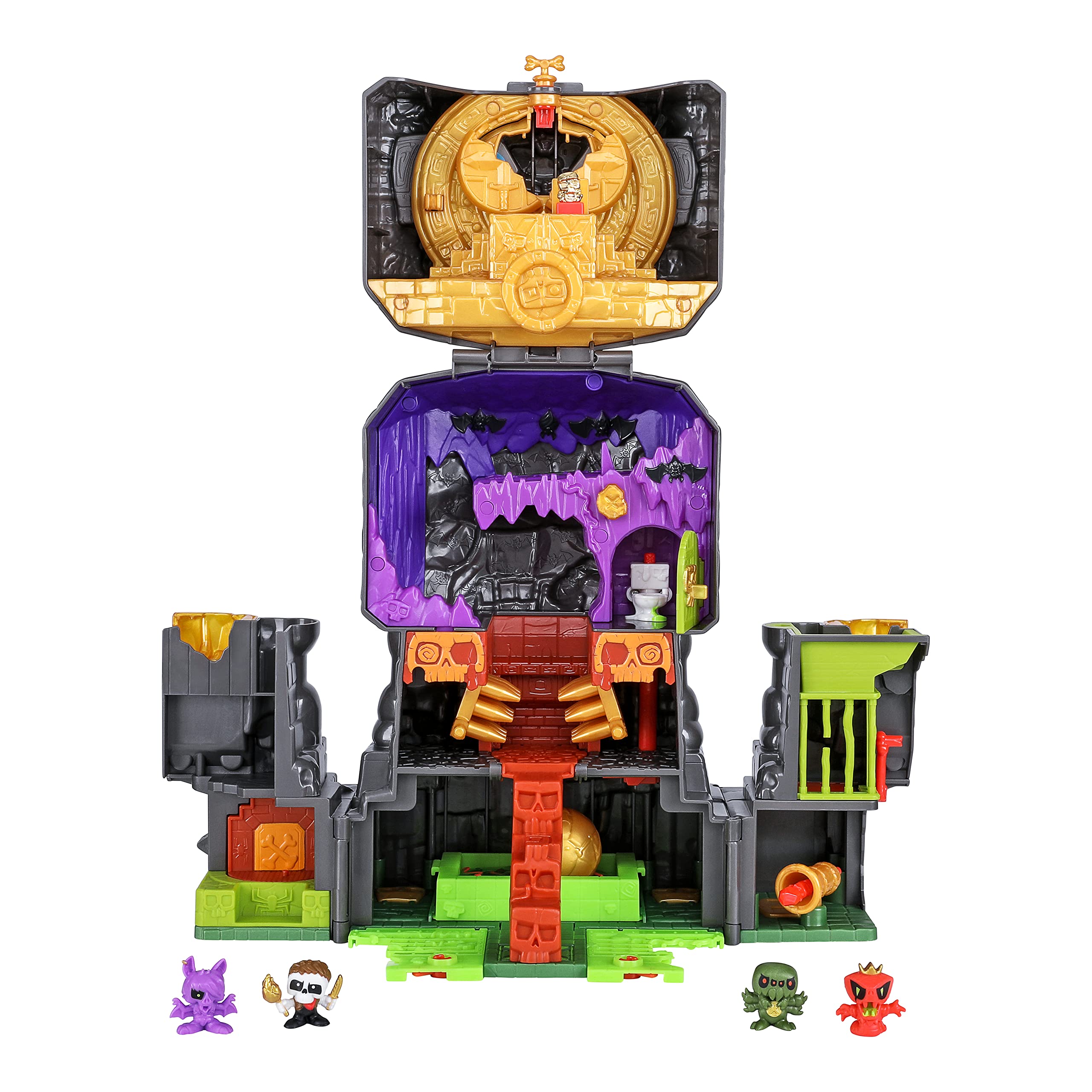 Treasure X Lost Lands Skull Temple Mega Playset - 40 Levels of Adventure with 4 Micro Action Figures 7