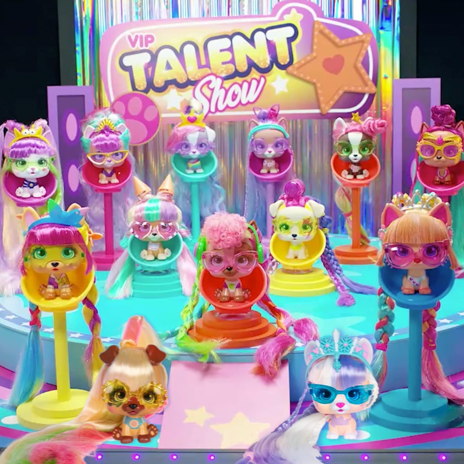 VIP Pets Color Boost - Surprise Collectible Puppy Doll with 30cm Long Hair to Style (Series 3) 7
