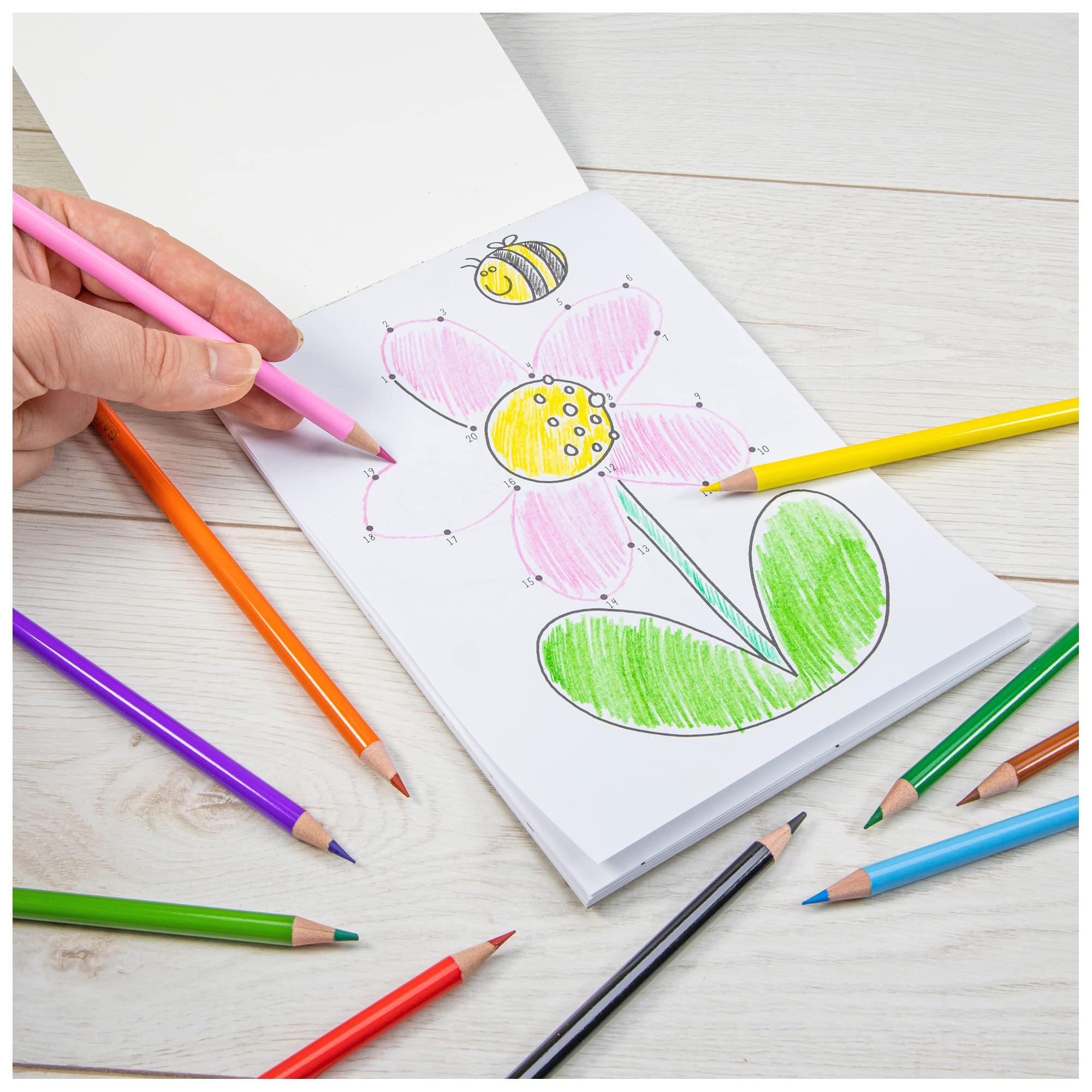 Galt Travel Activity Case - Mess-Free Activities for Ages 3+ | Includes 4 Books & 10 Pencils 4