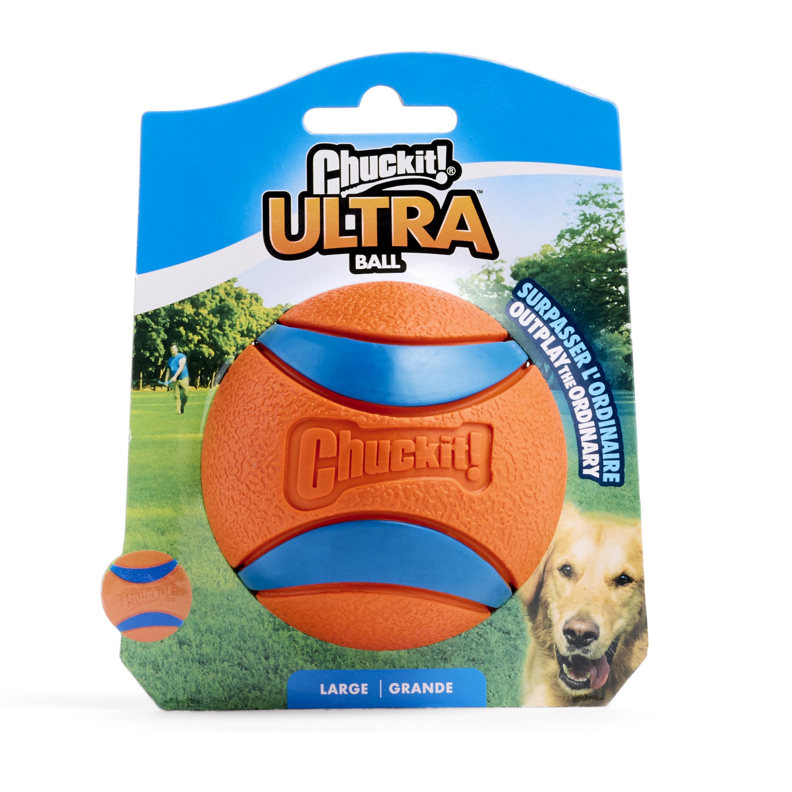 Chuckit! Ultra Ball - High Bounce Fetch Toy | 7 cm Diameter | Natural Rubber 7