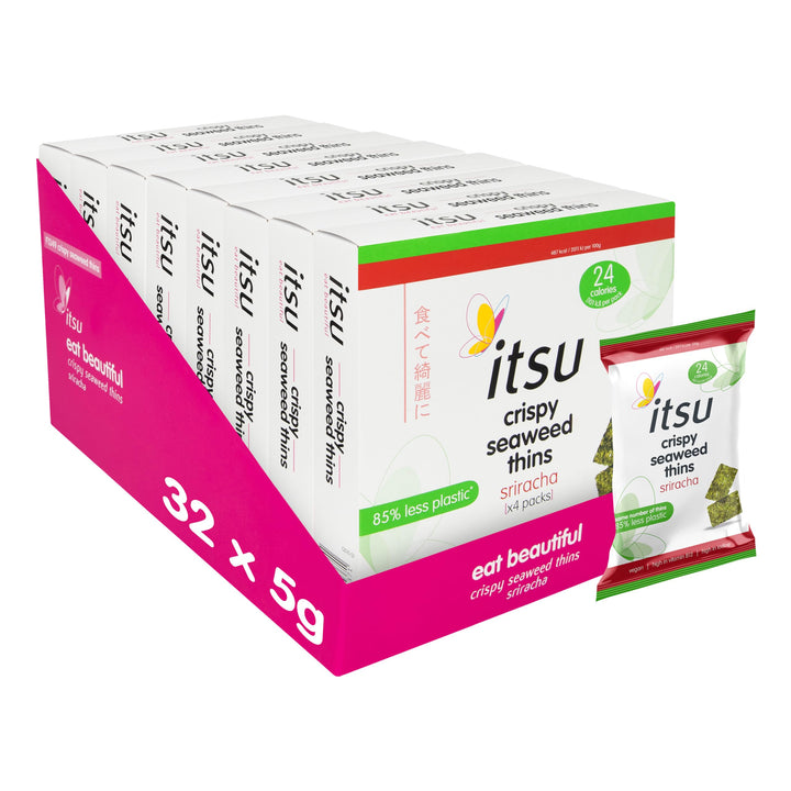 Itsu - Sriracha Seaweed Thins 32-Pack
