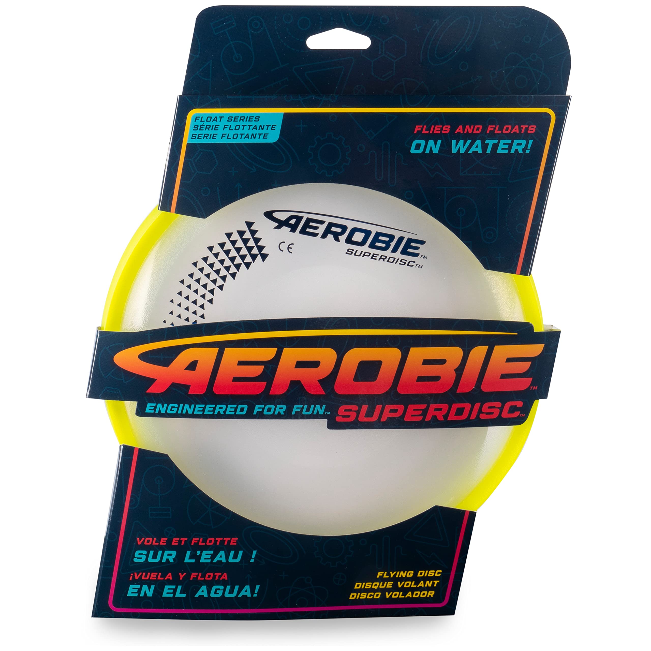 Aerobie Superdisc Flying Disc - Long Accurate Flights | 10-Inch Diameter | Ages 8+ 1