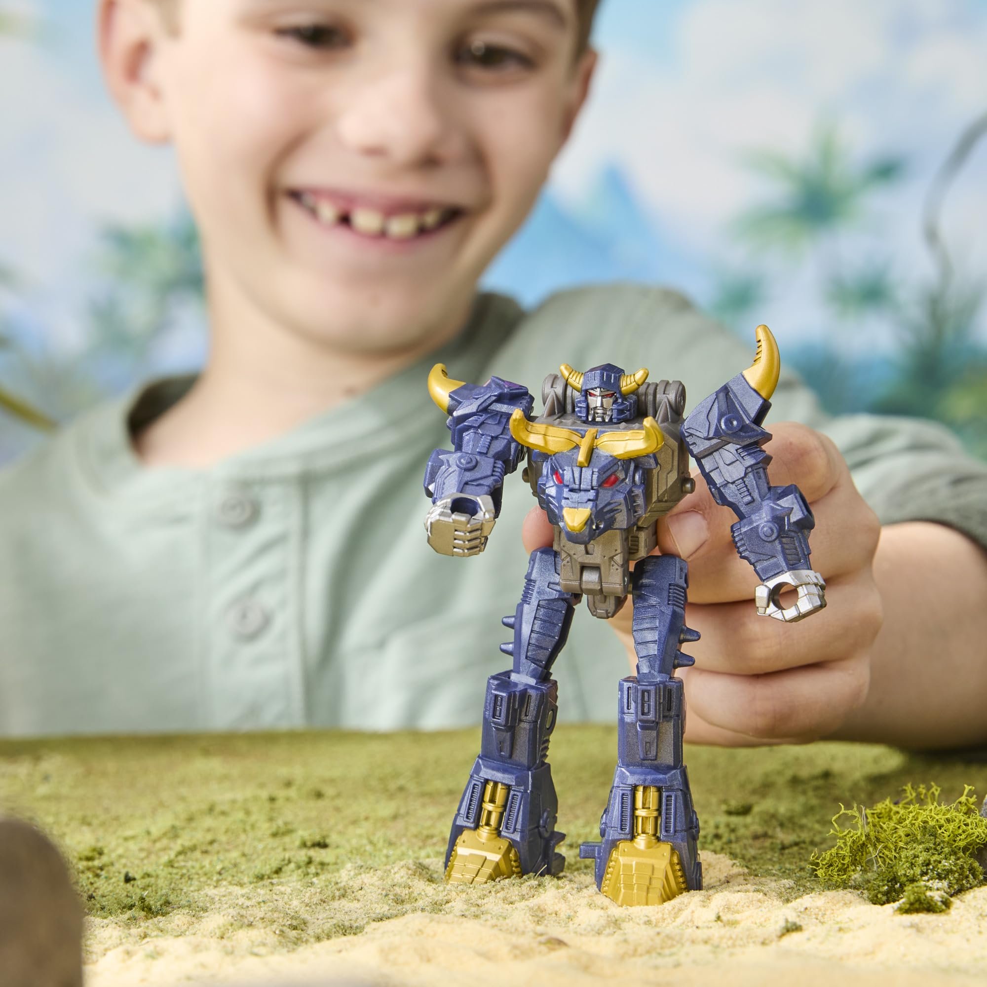 Transformers Megatron Cyberworld Changers Action Figure - 4-Inch, Robot to Tank Conversion | Ages 6+ 3