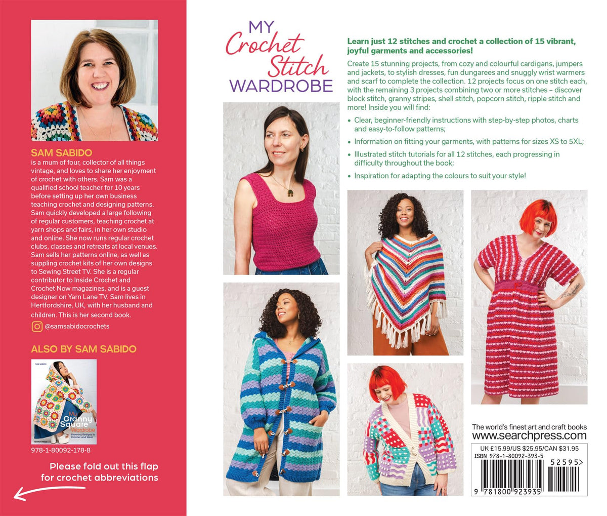 Search Press - My Crochet Stitch Wardrobe - 15 Crochet Garments, XS to 5XL