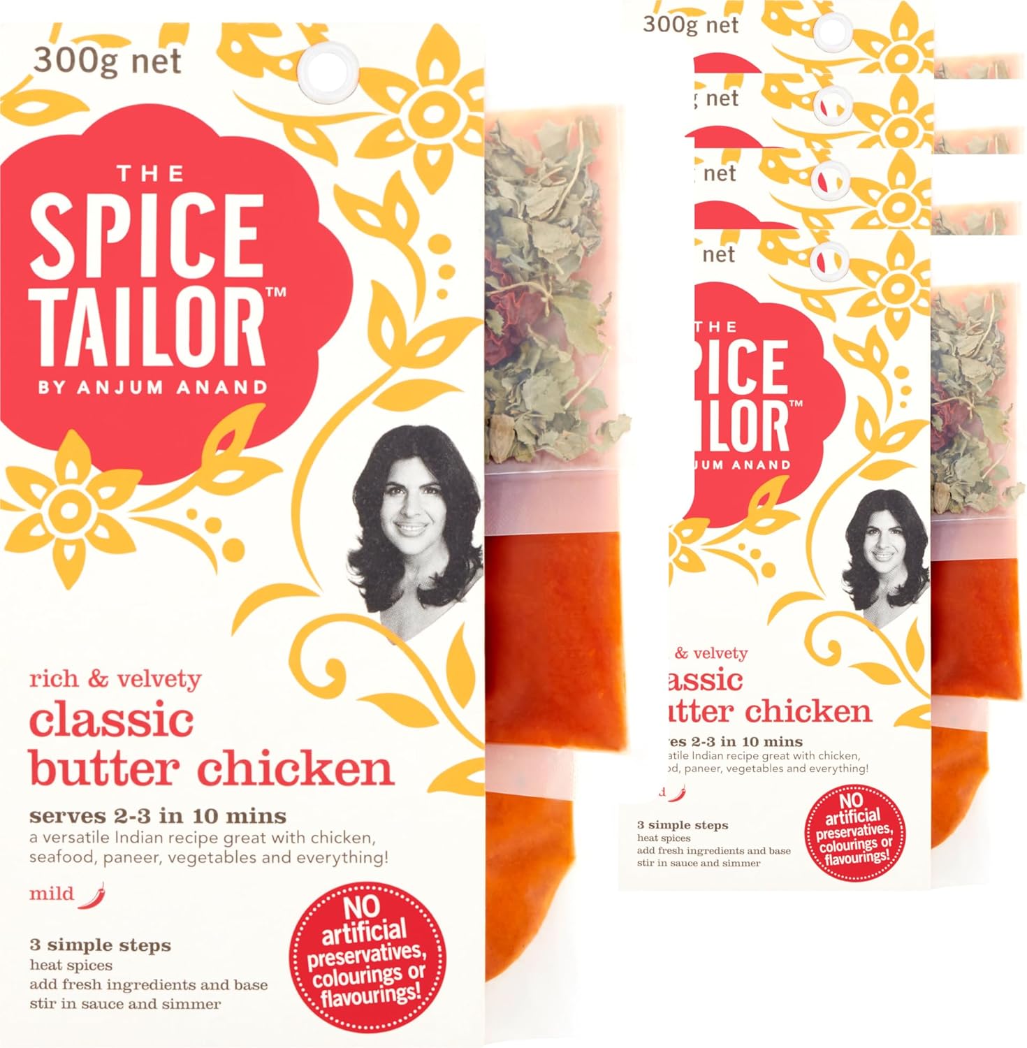 The Spice Tailor - Classic Butter Chicken Indian Meal Kit (Pack of 5) 1