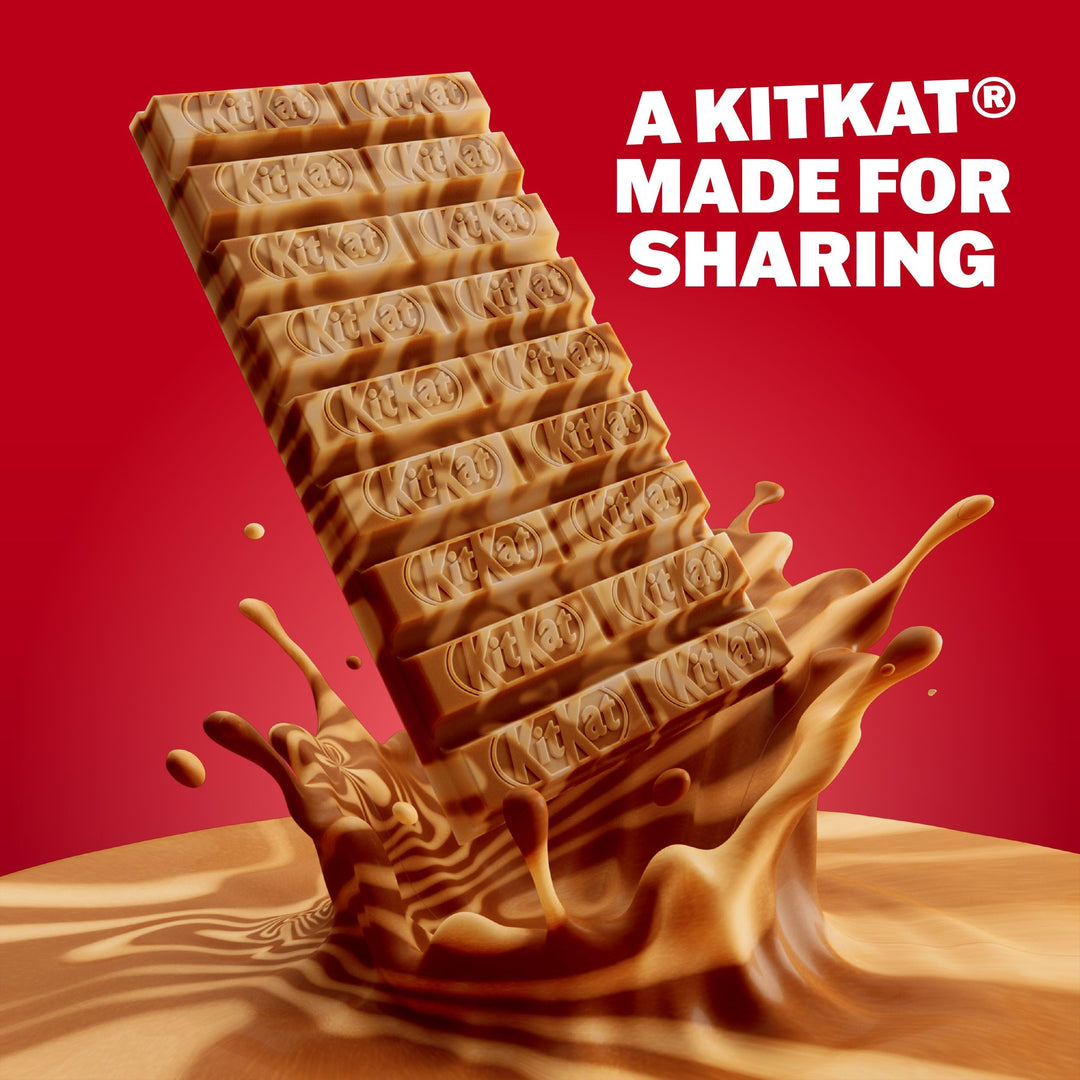 KitKat - Salted Caramel Milk Chocolate Crispy Wafer Sharing Bar, 99g