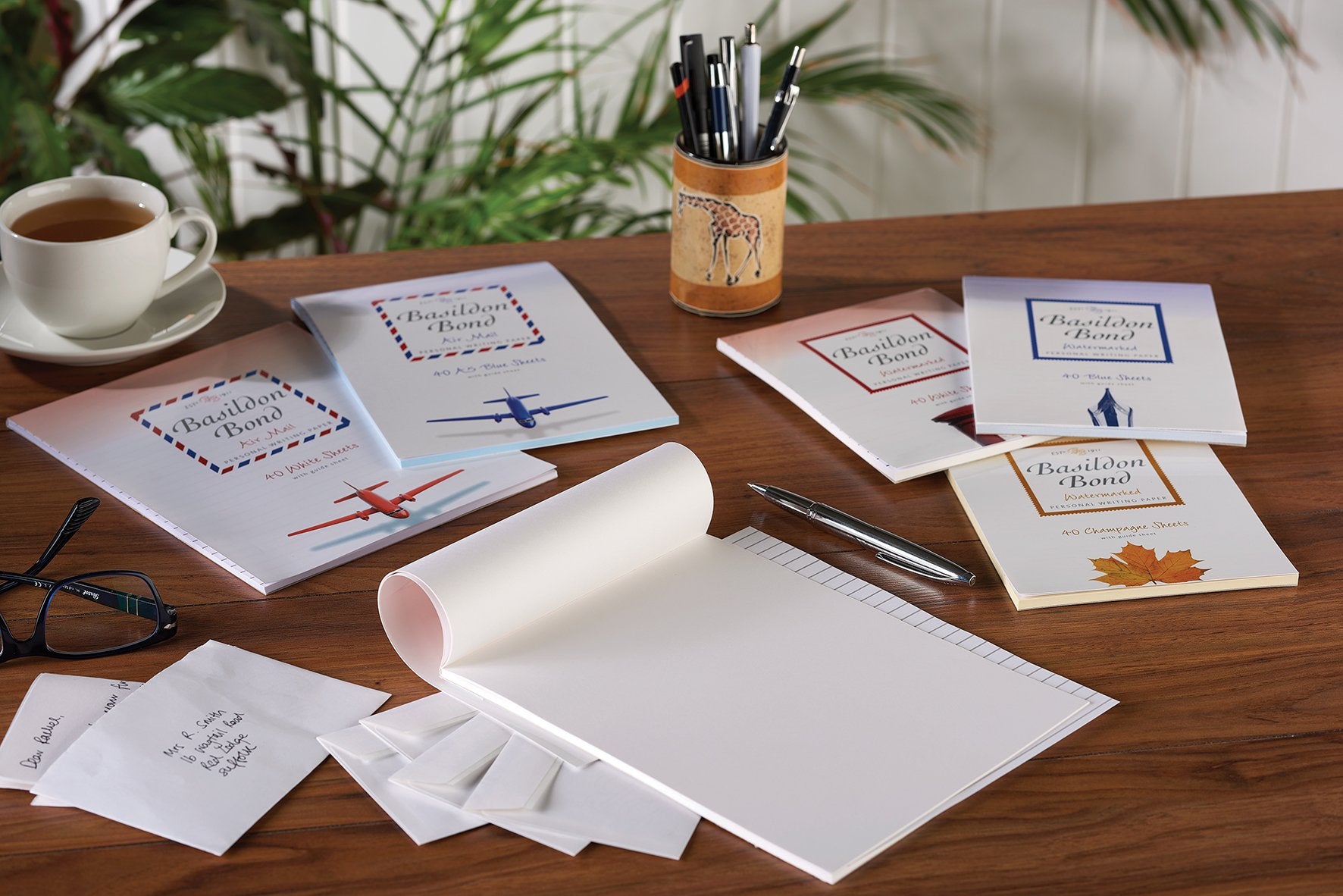 Basildon Bond Writing Pad - Champagne | P4TO Size (178 x 229 mm) | 40 Sheets | 90 gsm 4