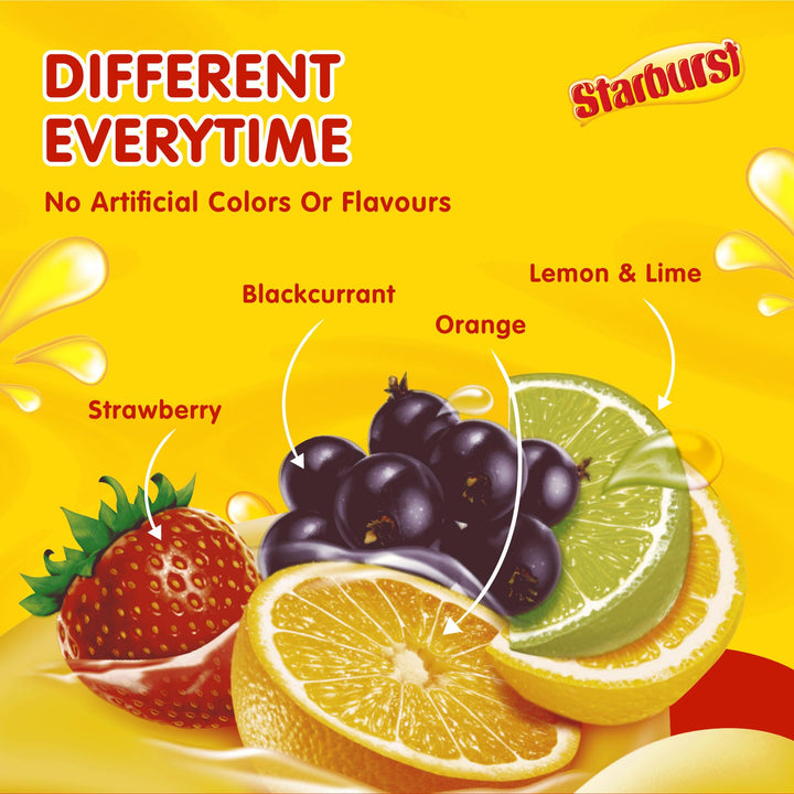 Starburst - Vegan Sweets Fruit Flavoured Bulk Box (24 x 45g Packs)