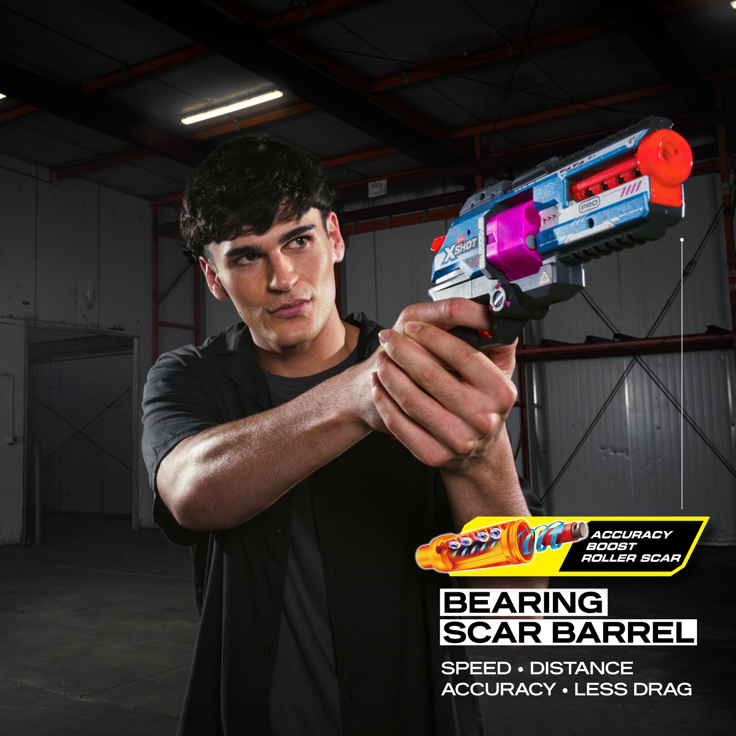 XSHOT SKINS Pro Series Break barrel Blaster with 20 Air Pocket Technology Darts | 120ft Range | Ergonomic Design 3