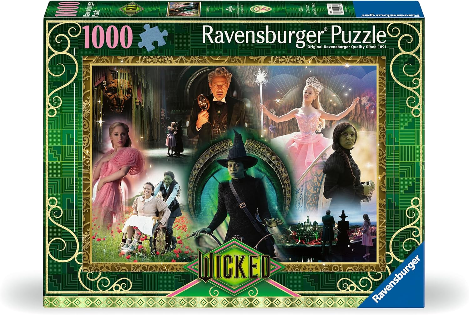 Ravensburger Wicked Act 1-1000 Pieces Jigsaw Puzzle - Broadway Musical Puzzle for Adults 1