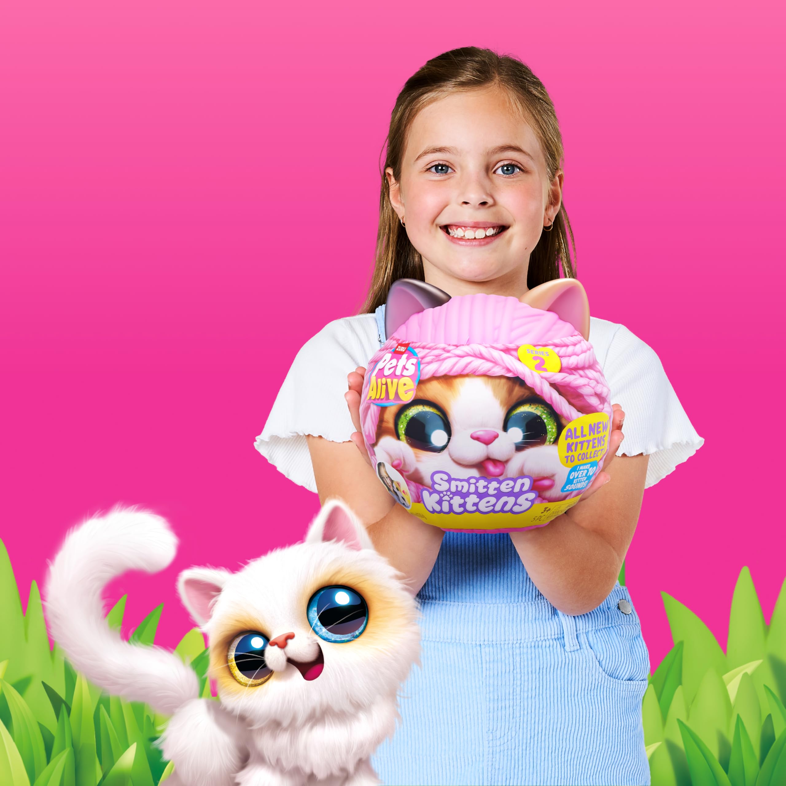 Pets Alive Smitten Kittens Series 2 Dragon Li Interactive Plush Toy by ZURU | 7.87 in 4
