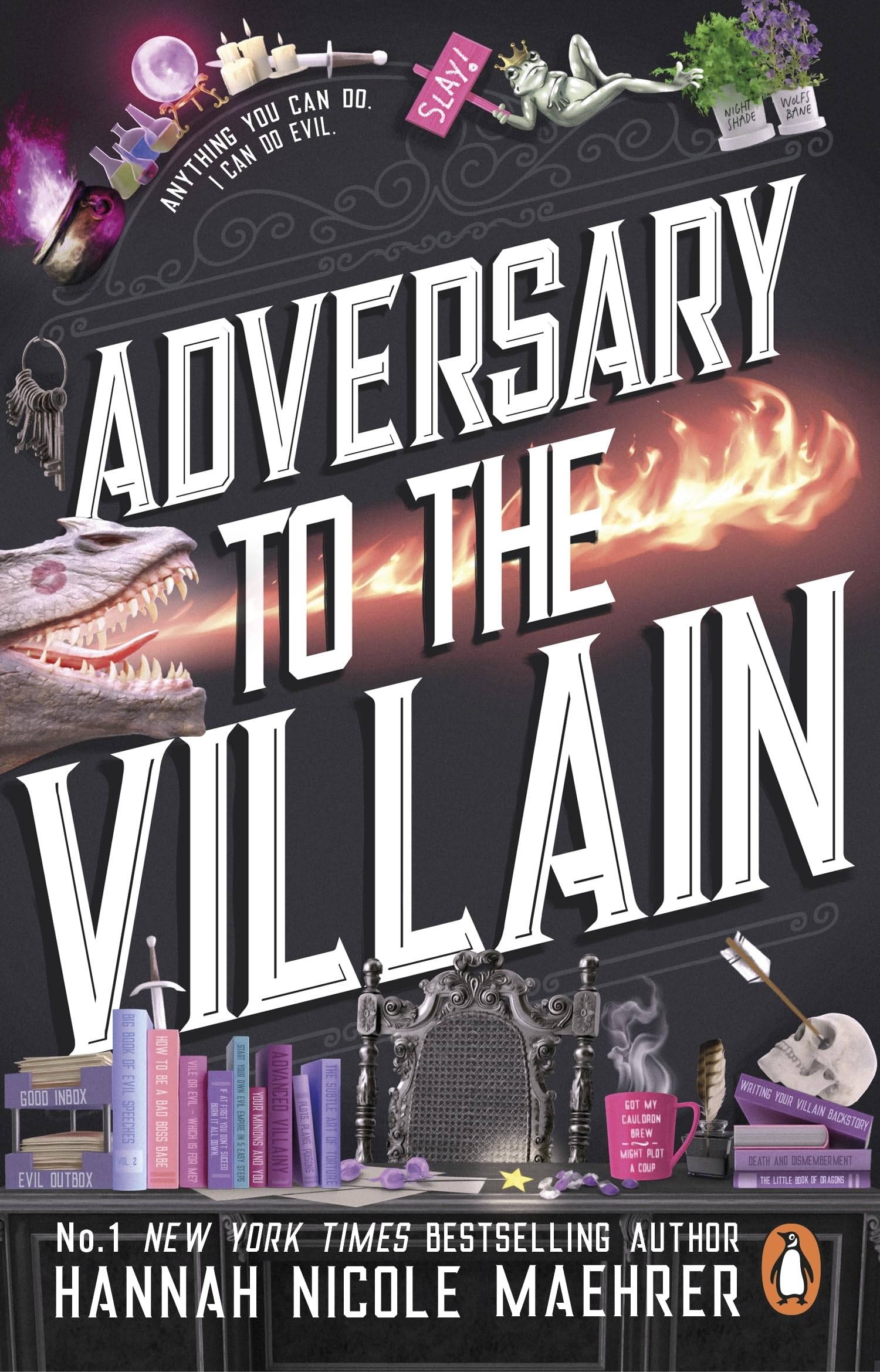 Adversary to the Villain (Assistant to the Villain, Book 4) by Hannah Nicole Maehrer | Paperback 1