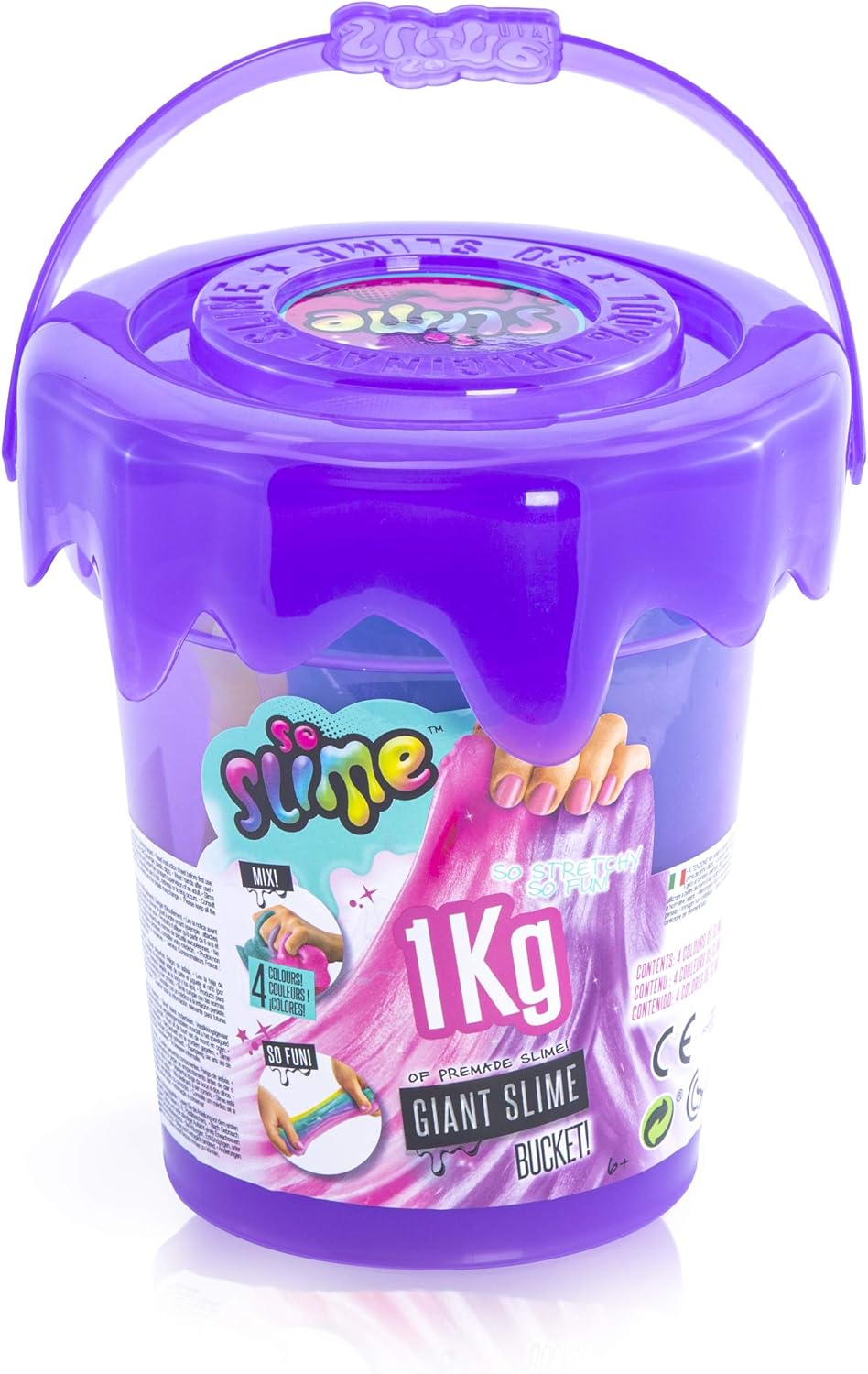 So Slime SSC 122U Giant Slime Bucket - 1kg Sensory Play Set for Kids 6+ 6
