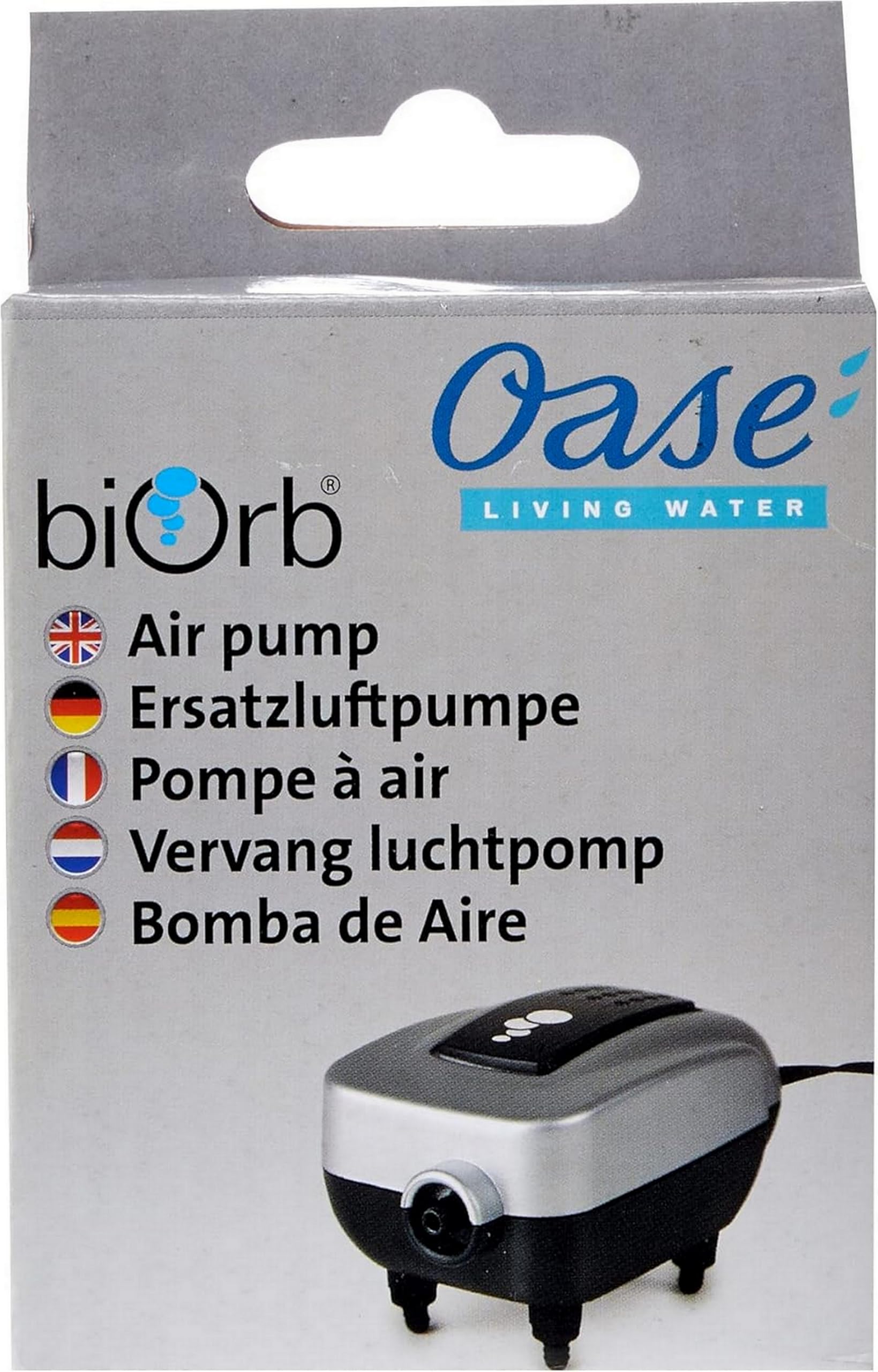 biOrb Air Pump - Low Voltage 12v Replacement for AC biOrb Aquariums | Silver Plastic 3