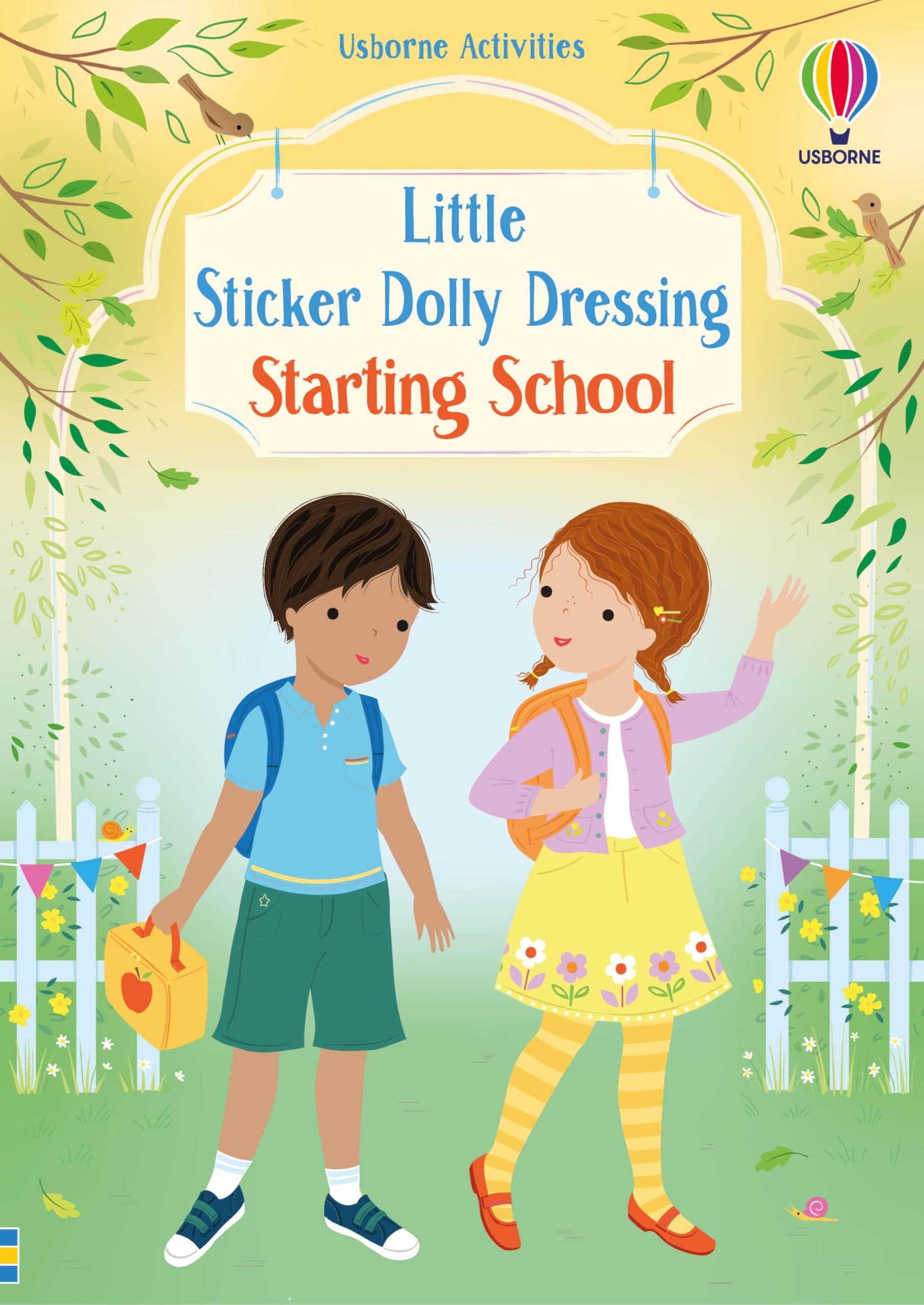 Usborne Little Sticker Dolly Dressing Starting School Activity Book | Ages 4-6
