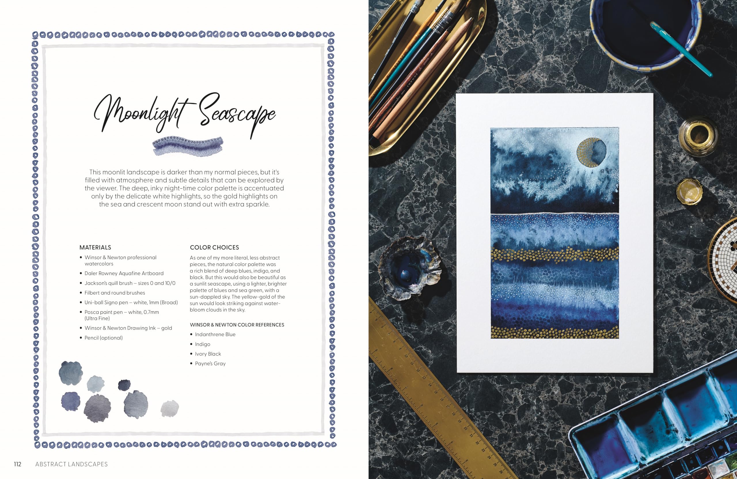 David & Charles Creative Abstract Watercolor: Beginner's Guide to Expressive Art | Paperback 8
