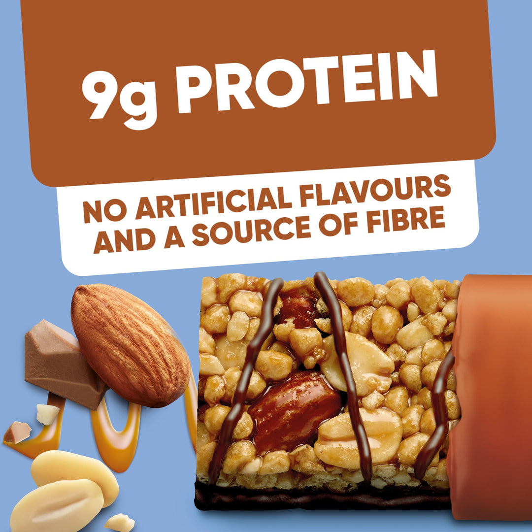 Kellogg’s High Protein Salted Caramel + Almond Snack Bar (4 x 35g)