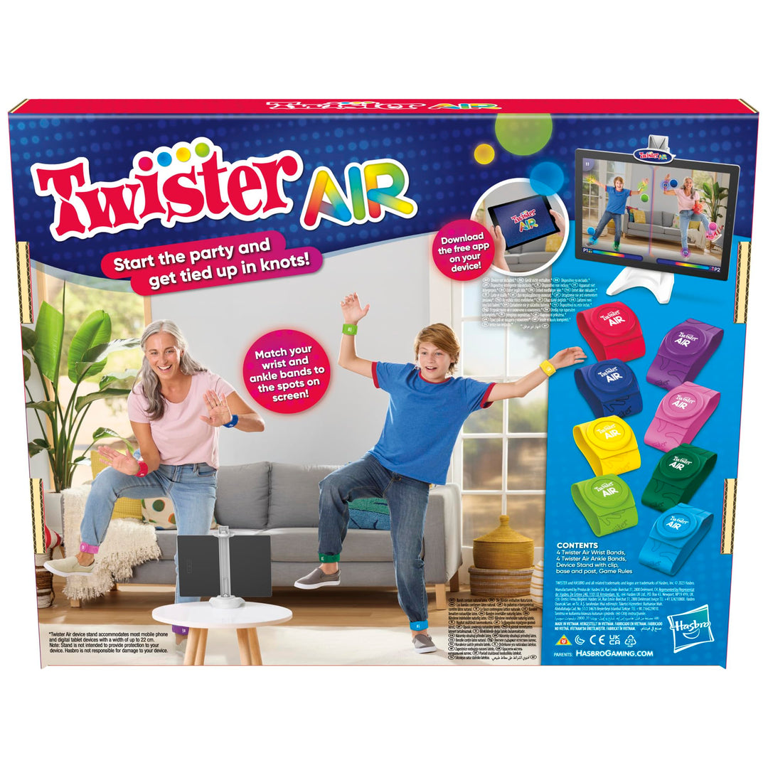 Hasbro Gaming Twister Air Augmented Reality Party Game for Ages 8+