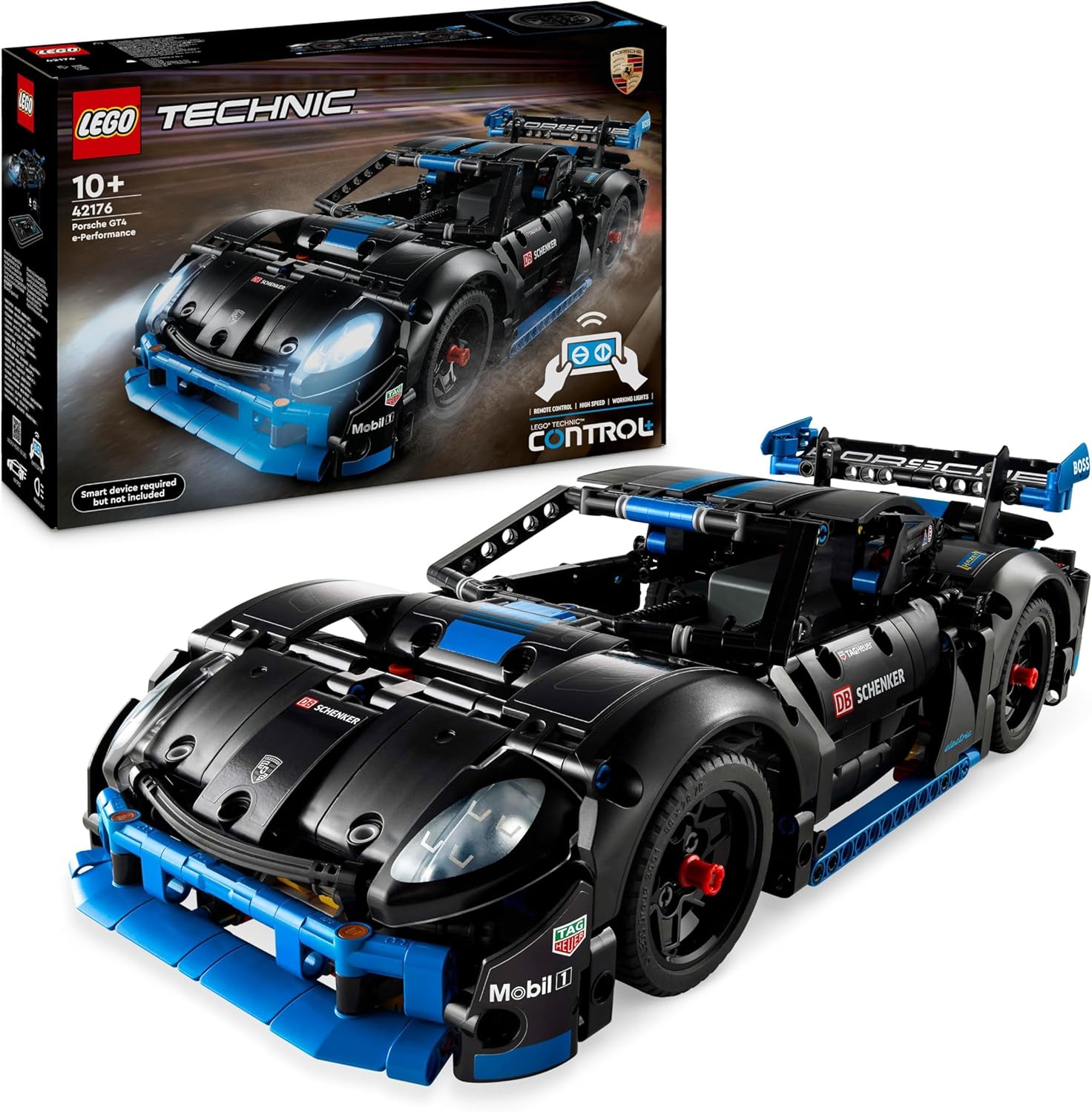 LEGO Technic Porsche GT4 e-Performance Race Car - Remote-Controlled Building Set for Ages 10+ 1