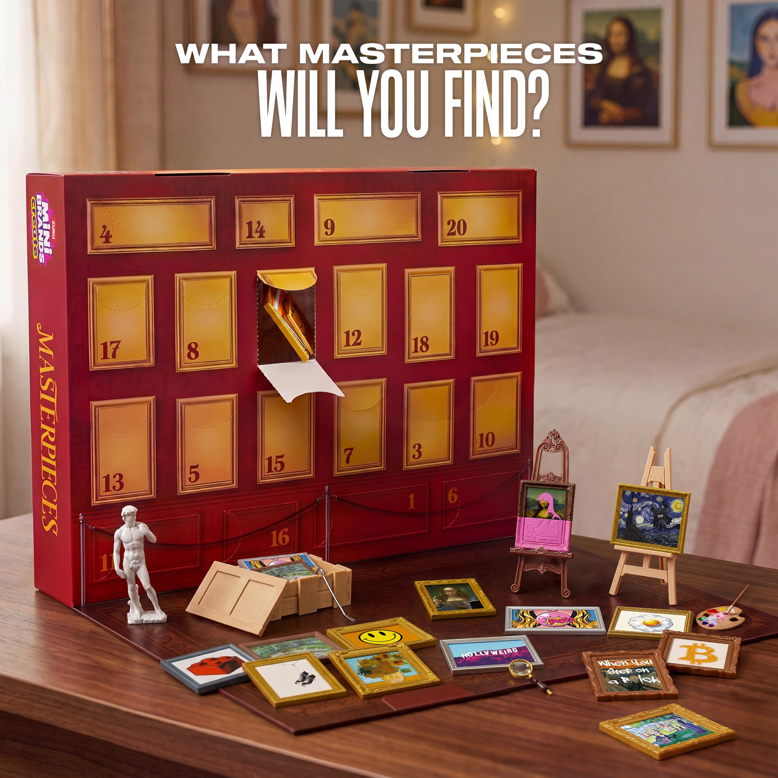 Mini Brands Mini Masterpieces Advent Calendar Series 1 - 20 Days of Art Discovery | Plastic 5