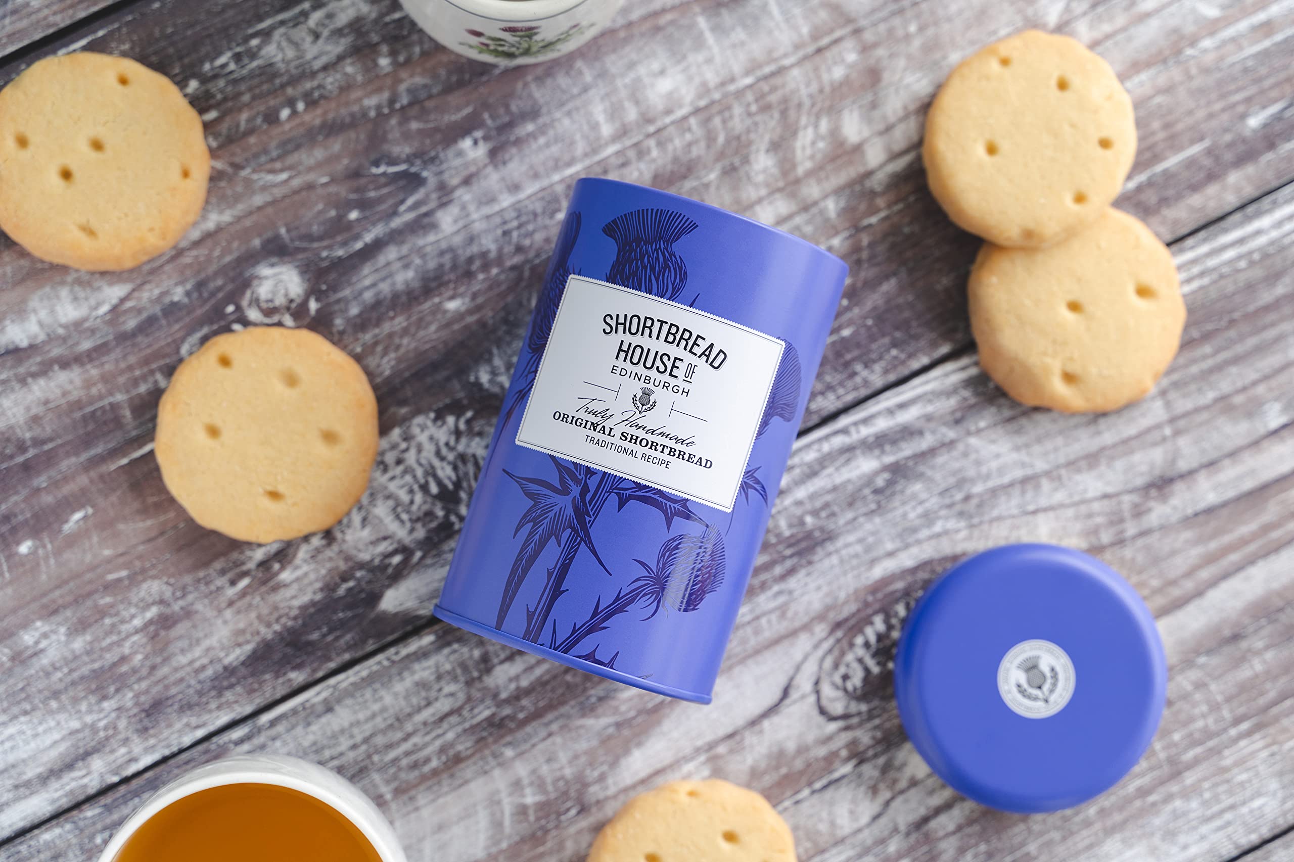 Shortbread House of Edinburgh Original Recipe Shortbread Biscuits - Handmade Scottish Shortbread, 140g Tin 1