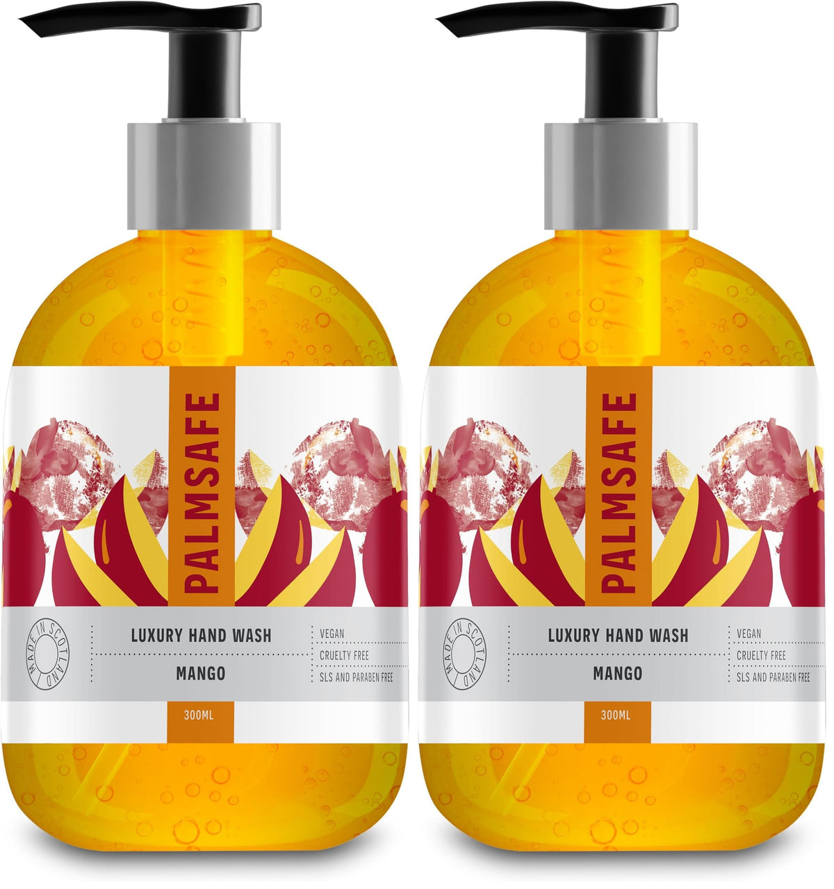 Palm Safe Hand Wash - Mango, 300 ml, Pack of 2