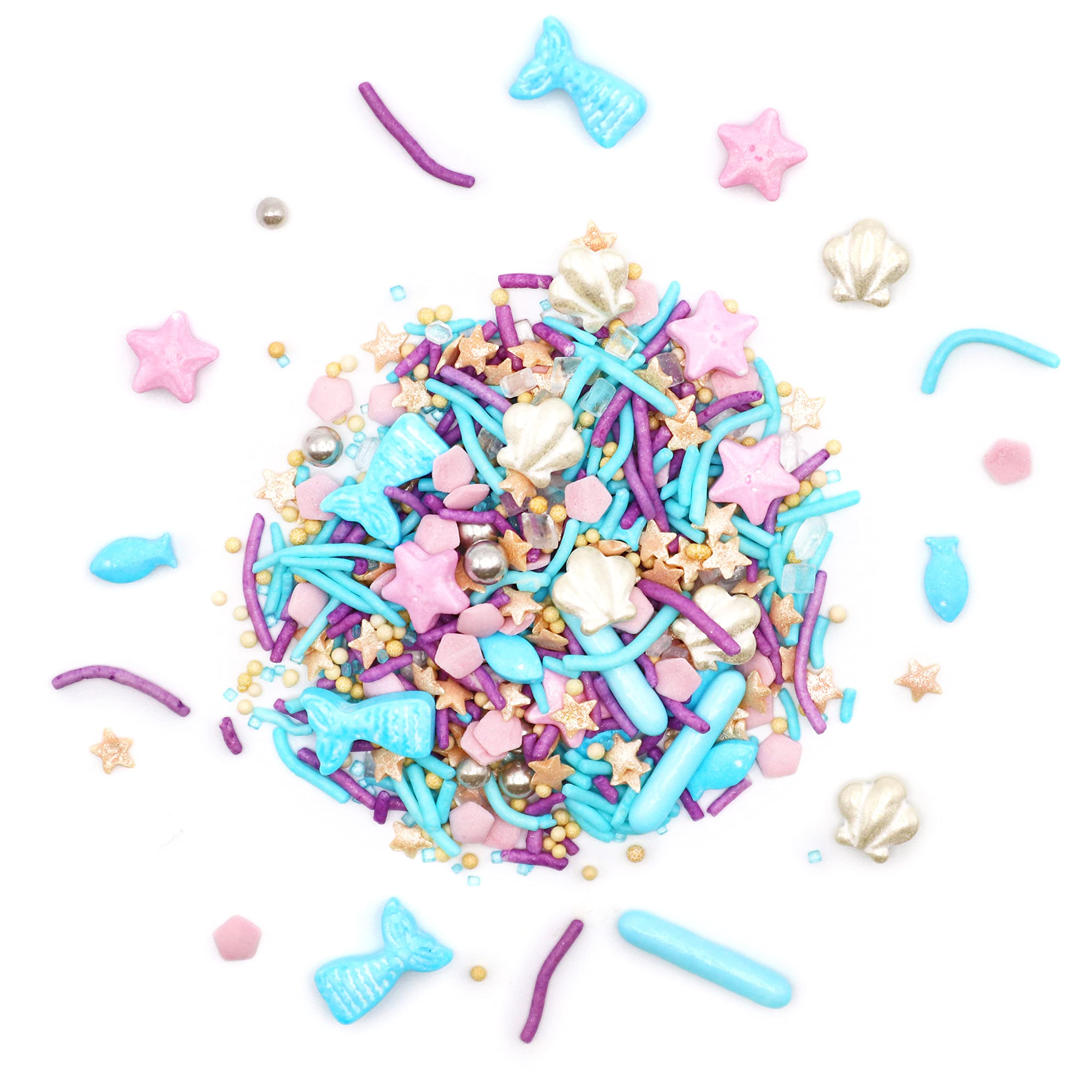 PME Out the Box Mermaid Sprinkle Mix - Multi-colored | 60g Resealable Box 2