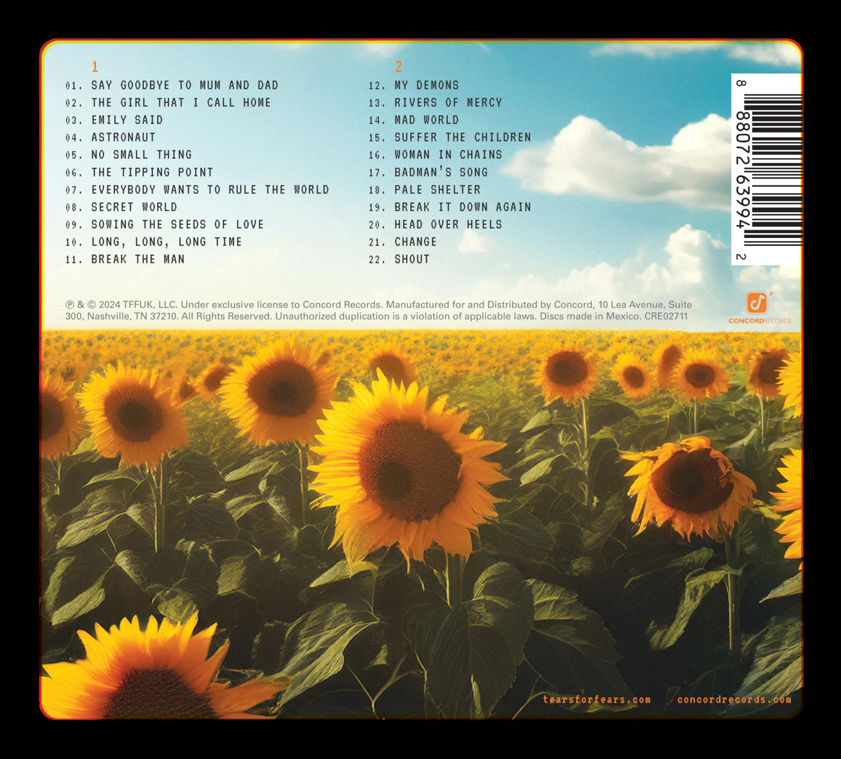 Tears For Fears - Songs For A Nervous Planet [Deluxe CD]